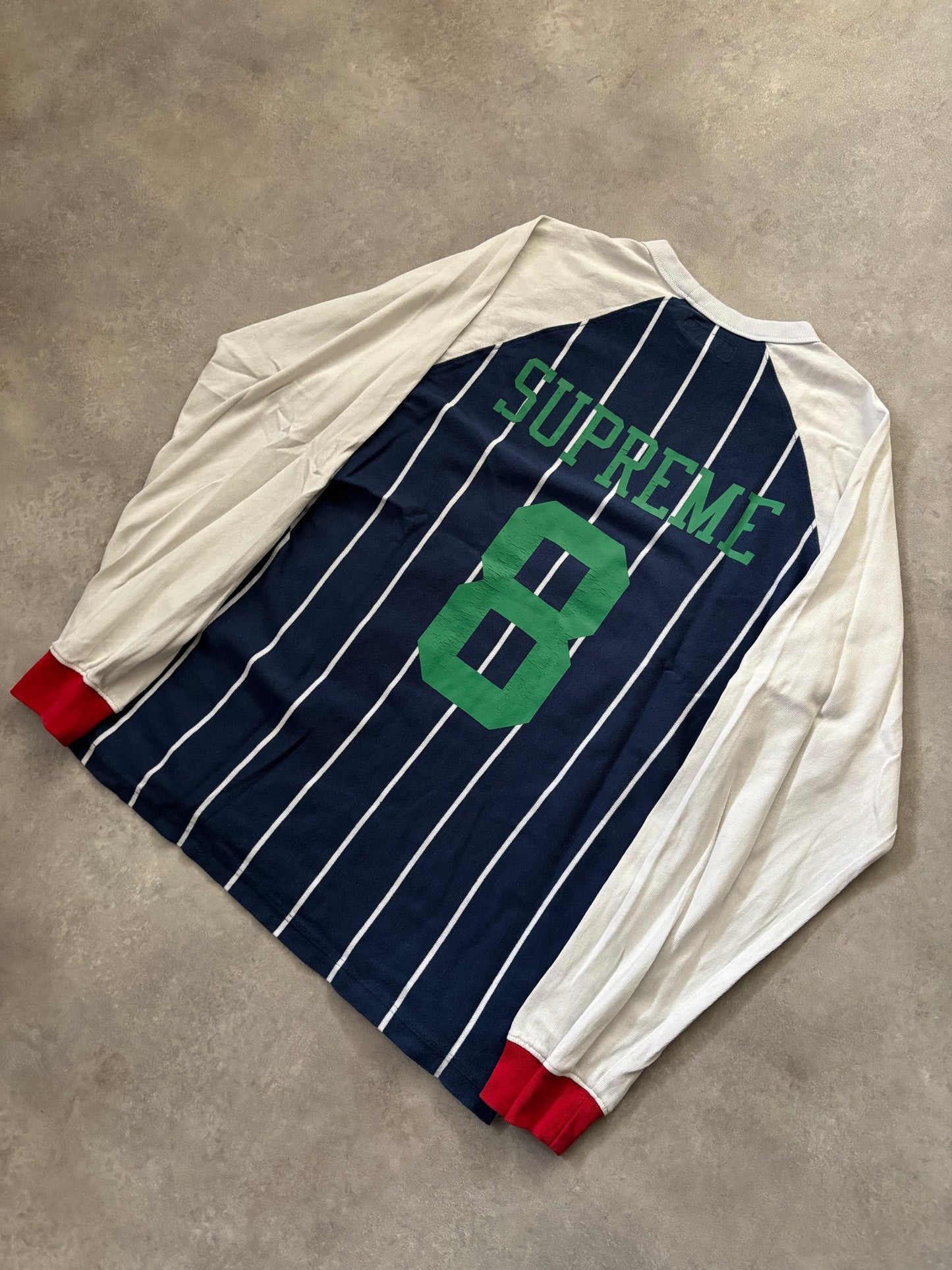Supreme Stripe Raglan L/S Top (Str. M)