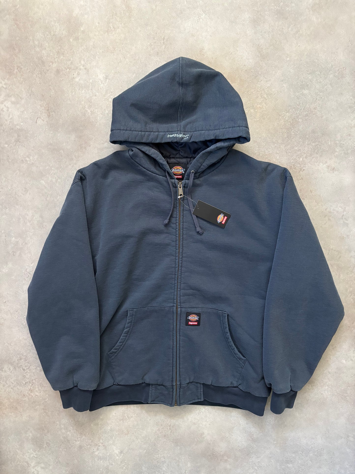 Supreme x Dickies® Quilted Lined Zip Up Hooded Sweatshirt (Str. M)