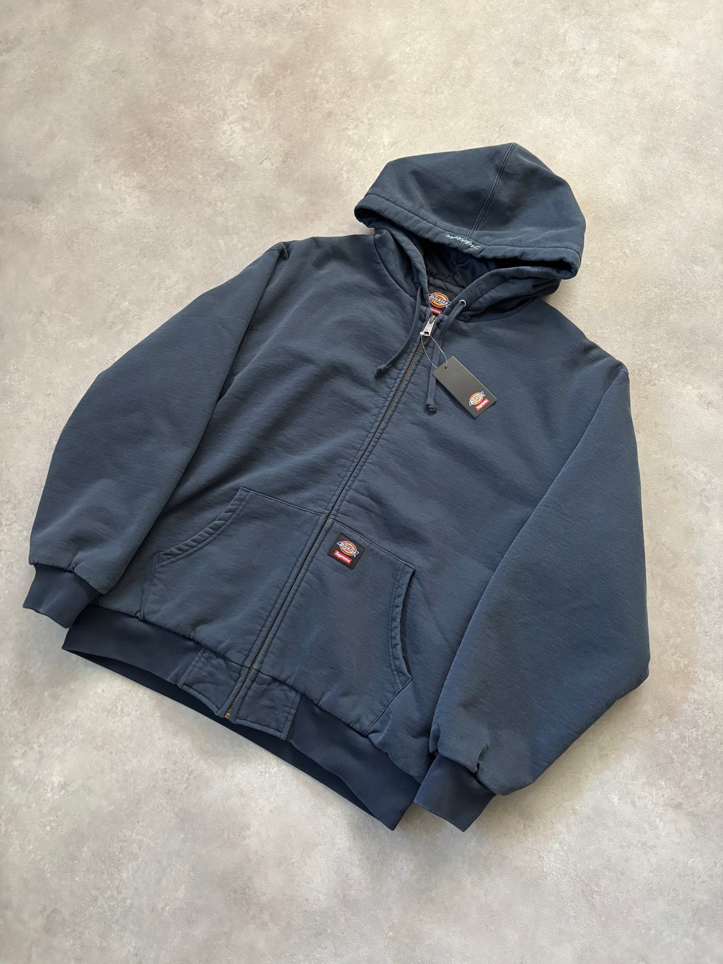 Supreme x Dickies® Quilted Lined Zip Up Hooded Sweatshirt (Str. M)