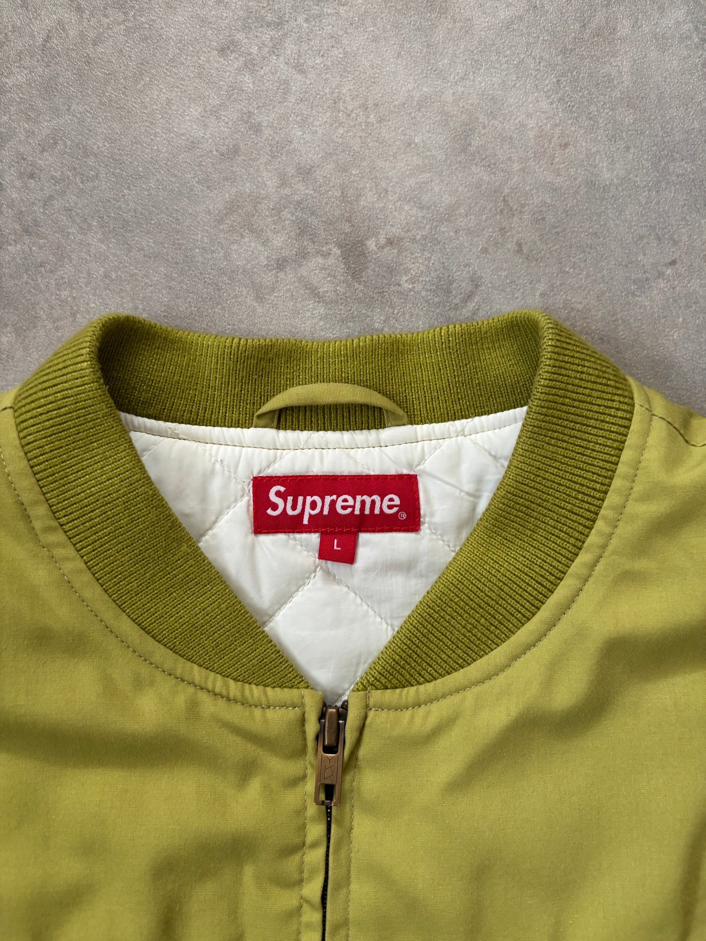 Supreme x Thrasher Poplin Crew Jacket (Str. L)