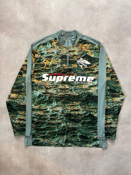 Supreme Waves Zip Pullover (Str. L)