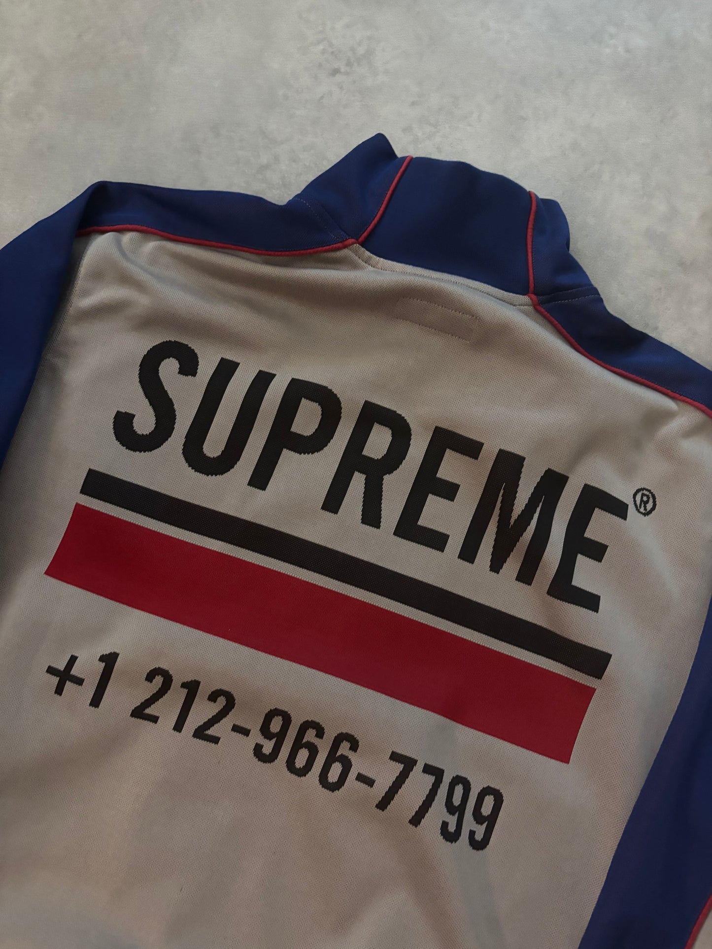 Supreme World Famous Jacquard Track Jacket (Str. M)