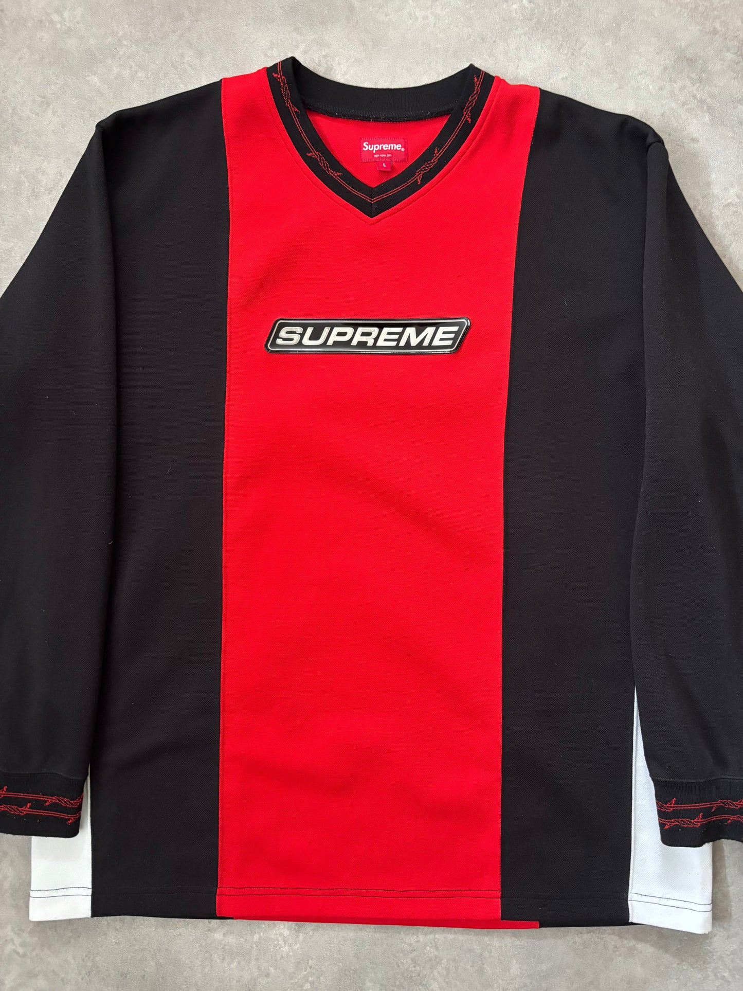 Supreme Barbed Wire Moto Jersey (Str. L)