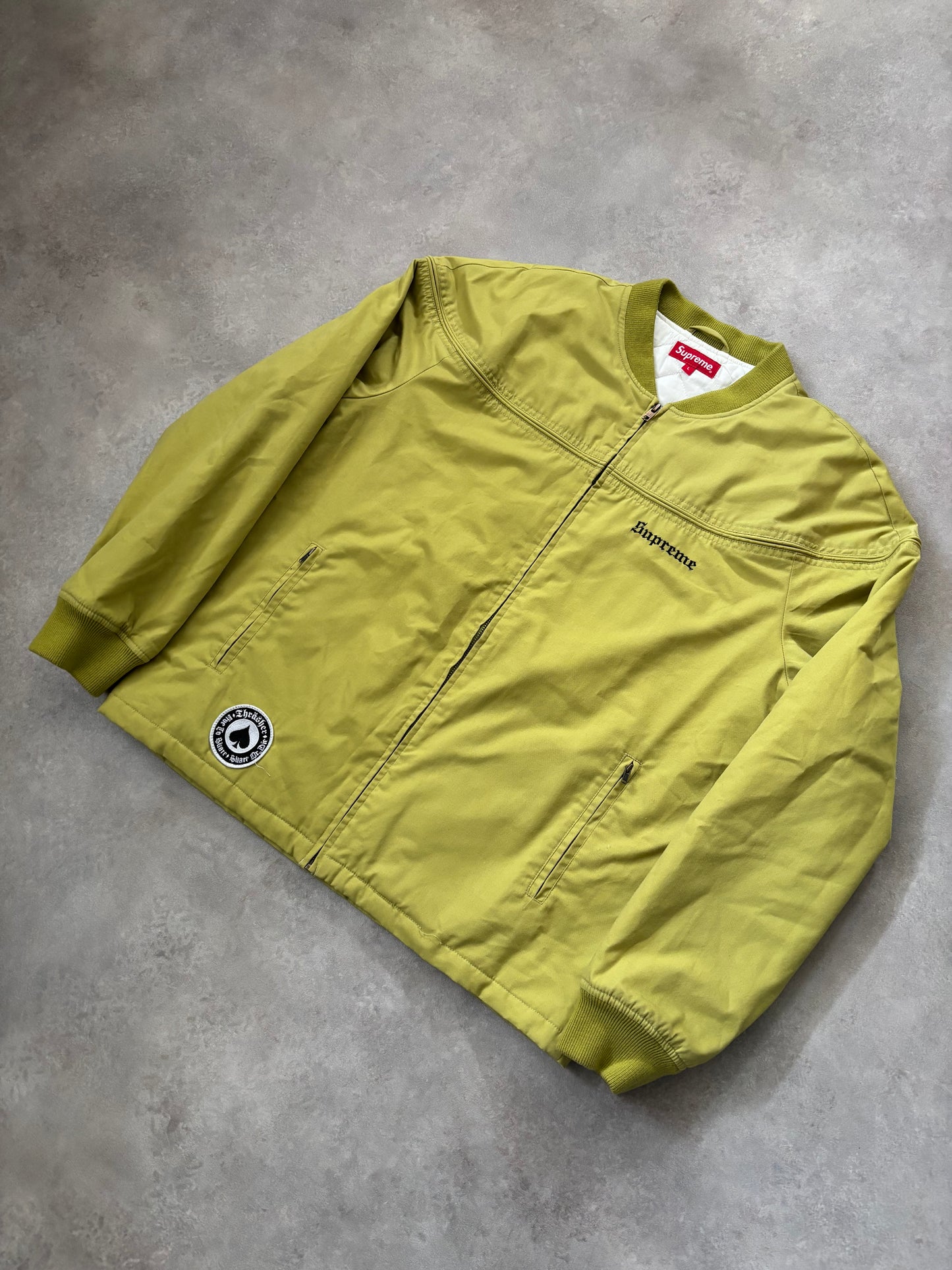 Supreme x Thrasher Poplin Crew Jacket (Str. L)