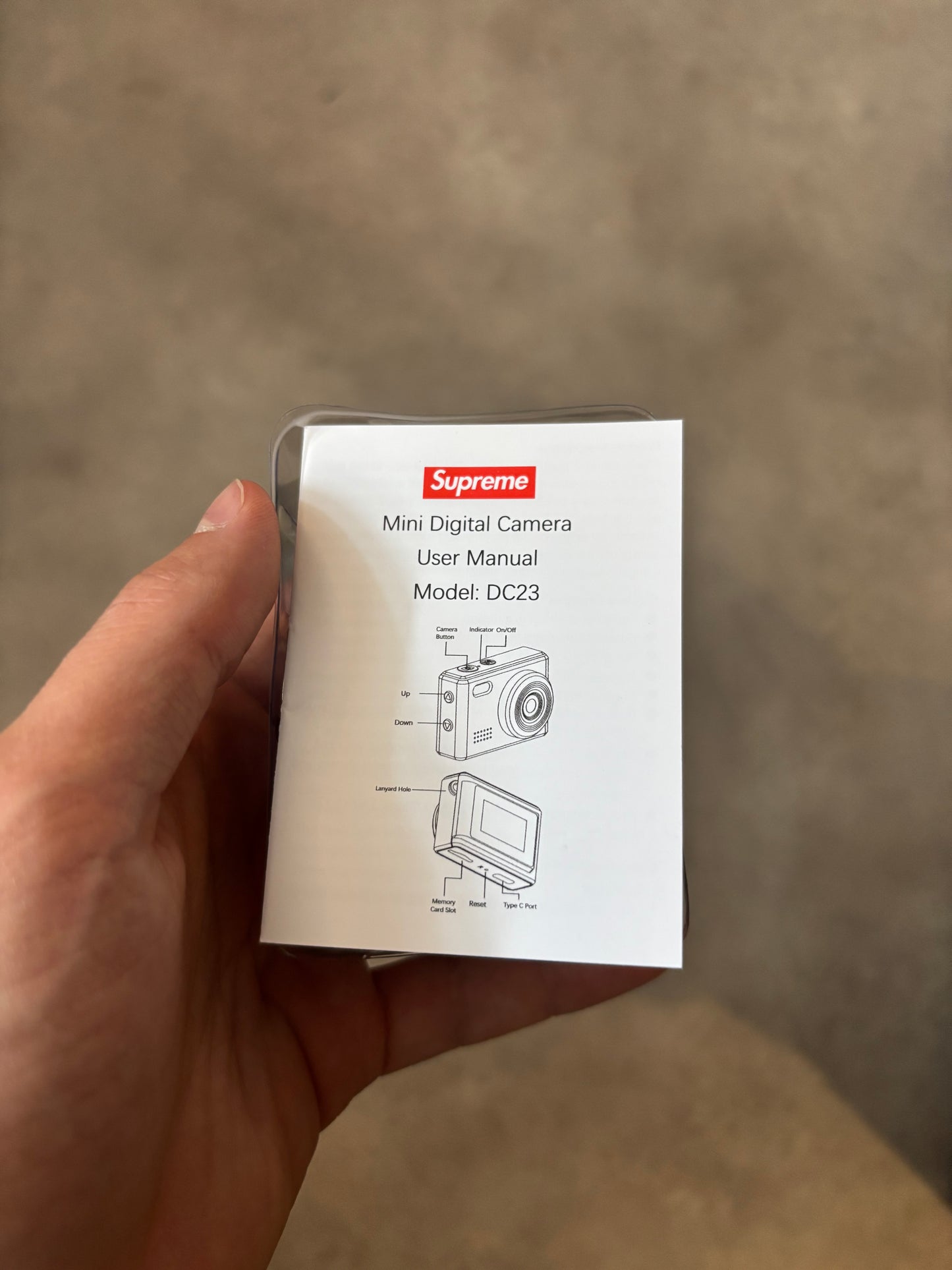 Supreme Digital Camera Keychain