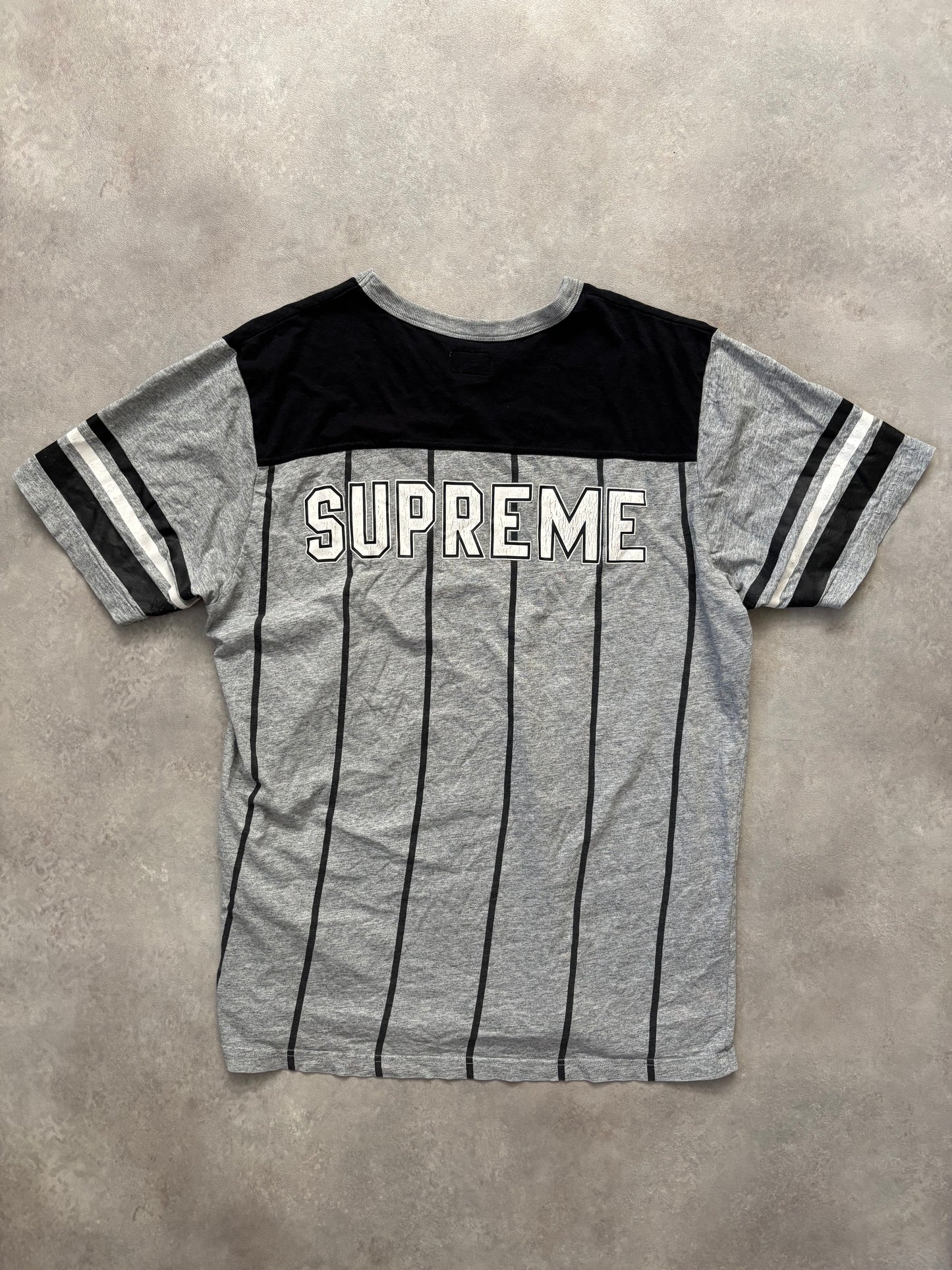 Supreme Pinstripe Football Tee (Str. L)