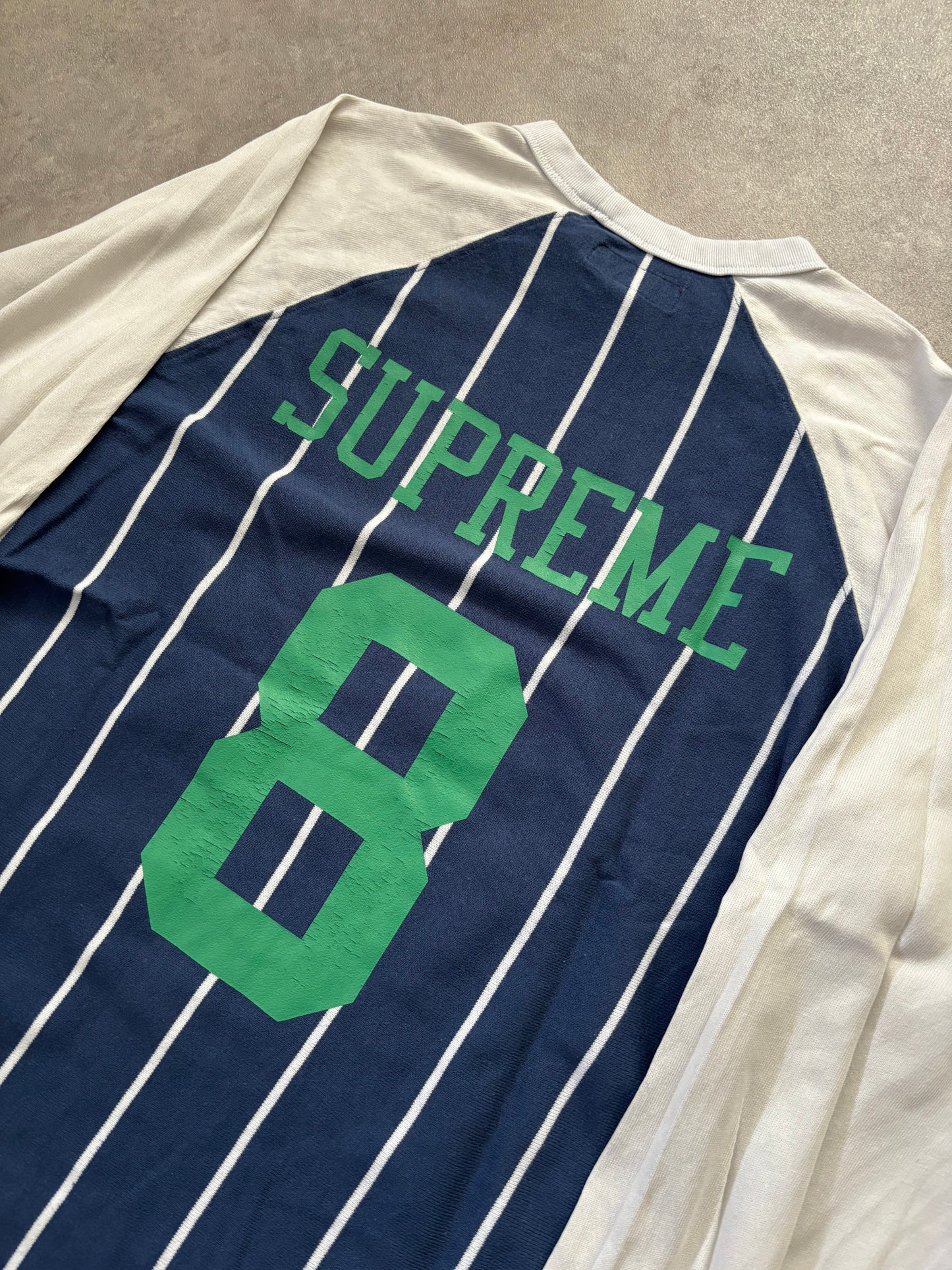 Supreme Stripe Raglan L/S Top (Str. M)