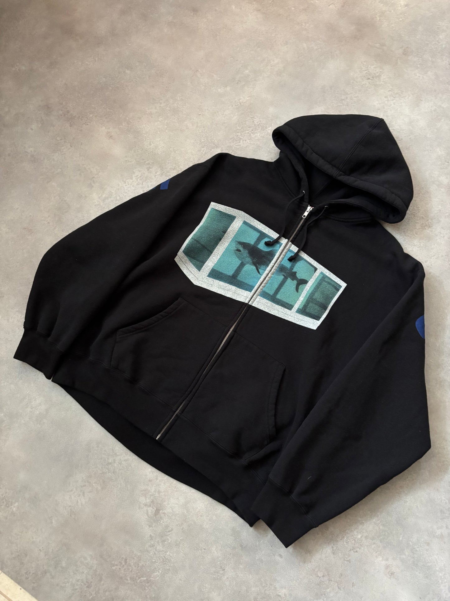 Supreme x Damien Hirst Zip Up Hoodie (Str. L)
