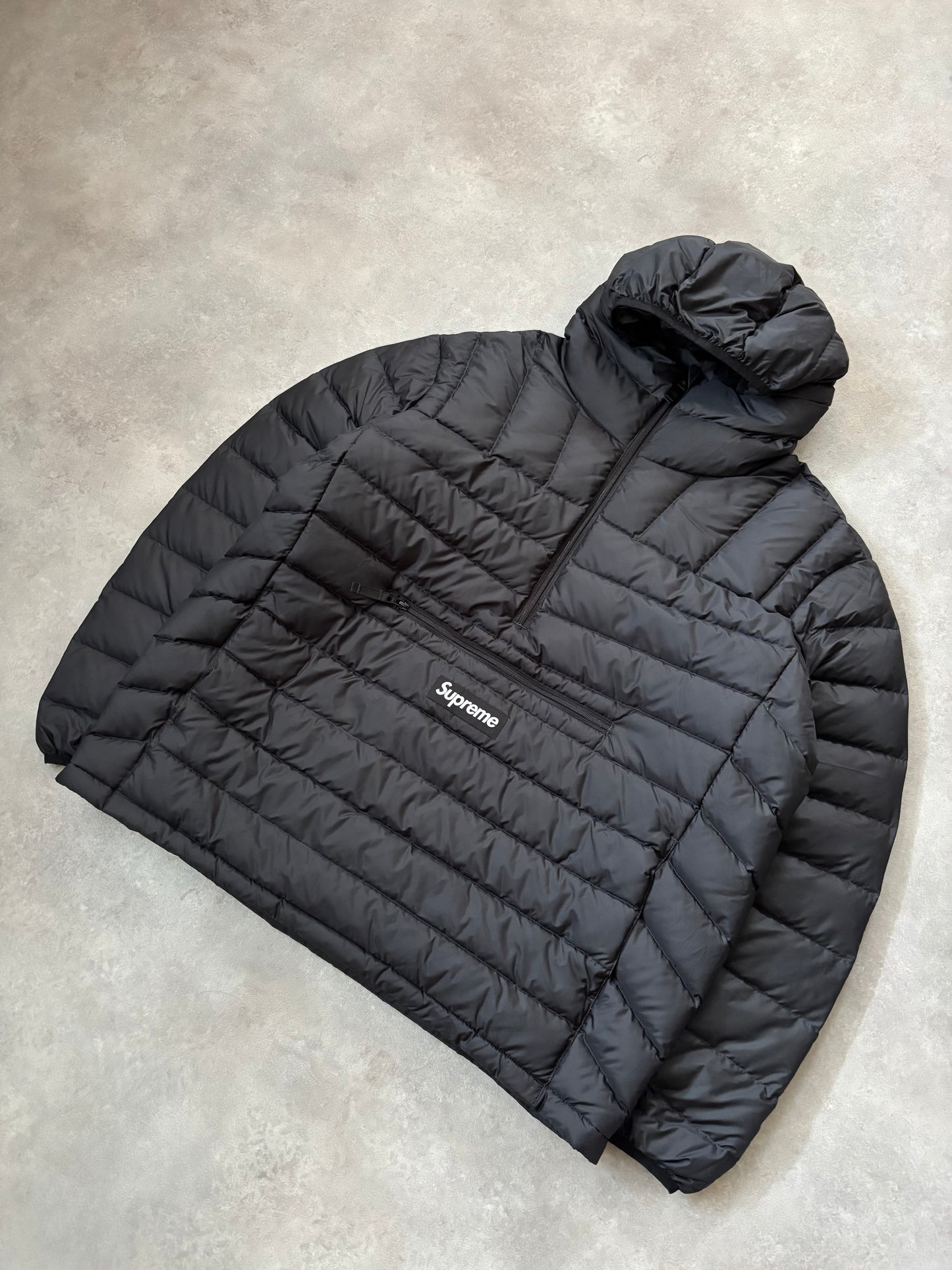 Supreme Micro Half Zip Hooded Pullover (Str. M)