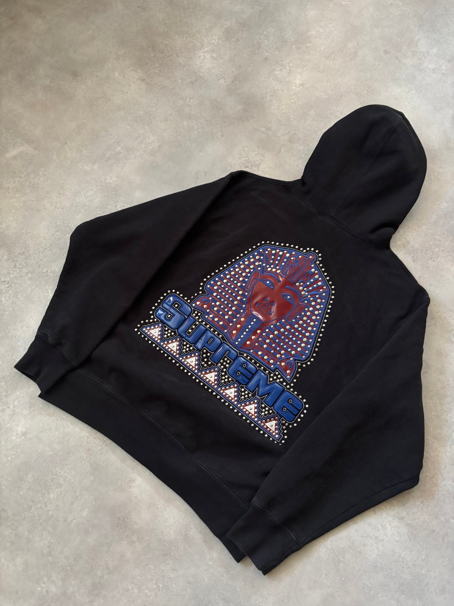 Supreme Pharaoh Studded Hooded Sweatshirt (Str. M)