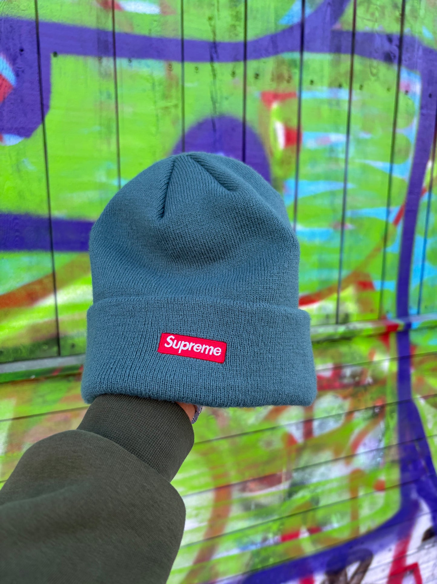 Supreme x New Era S Logo Beanie