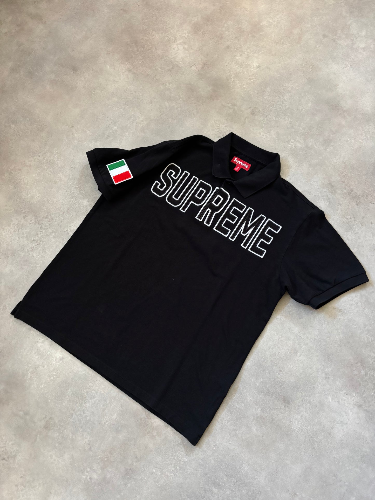 Supreme Twill Appliqué Polo (Str. M)