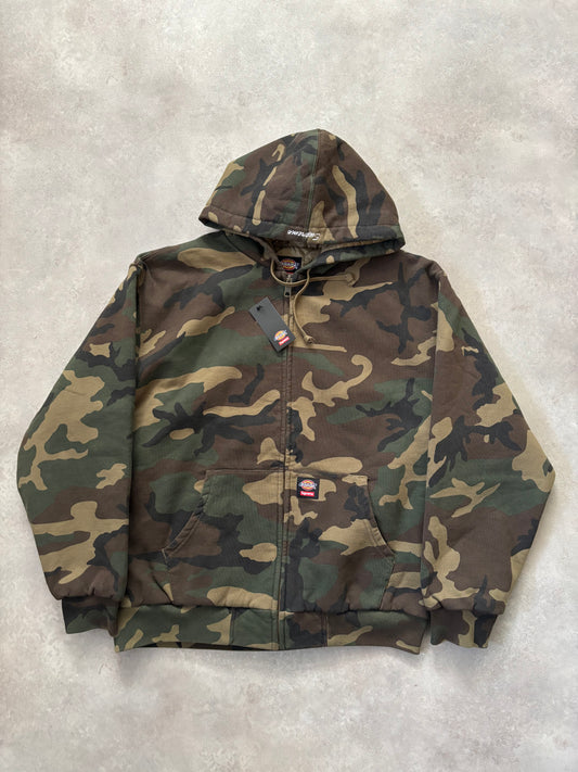 Supreme x Dickies Quilted Lined Zip Up Hoodie (Str. M)