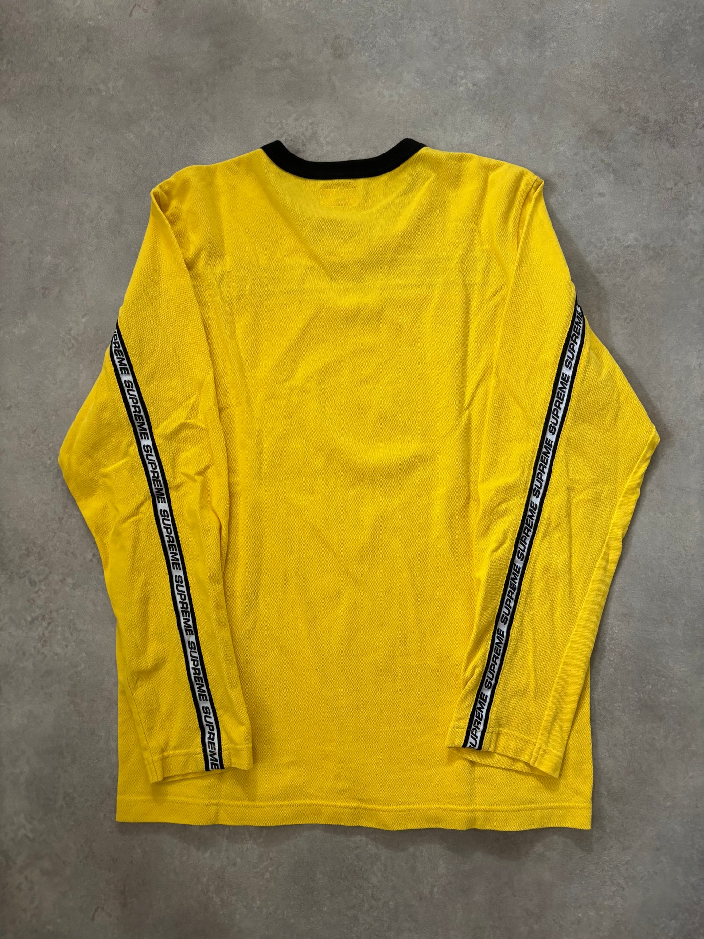 Supreme Tape Stripe L/S Pique Top (Str. M)