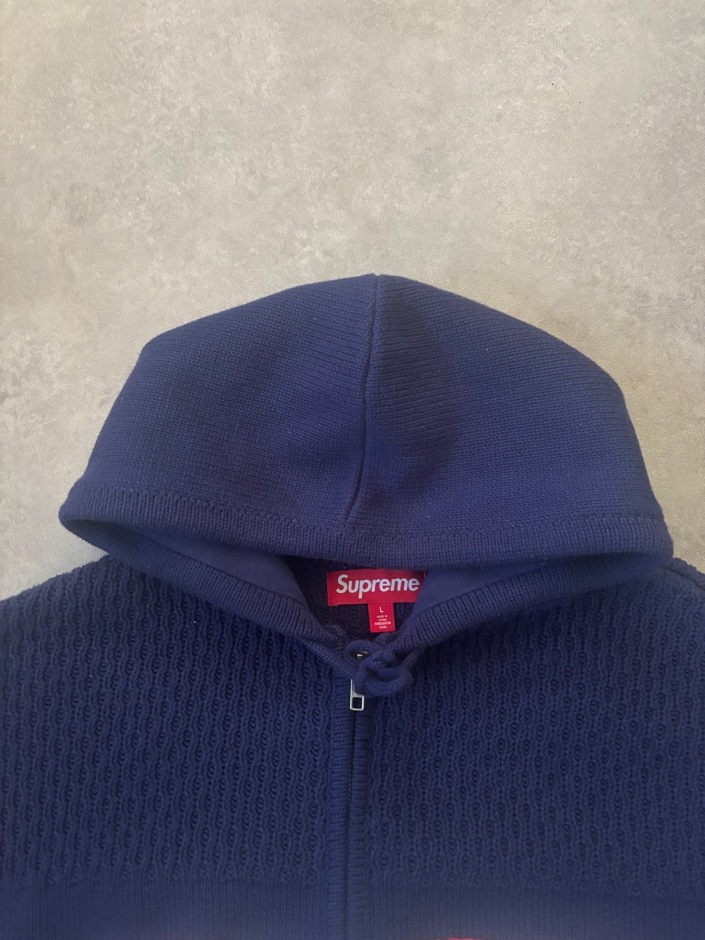 Supreme Sport Zip Up Hooded Sweater (Str. L)