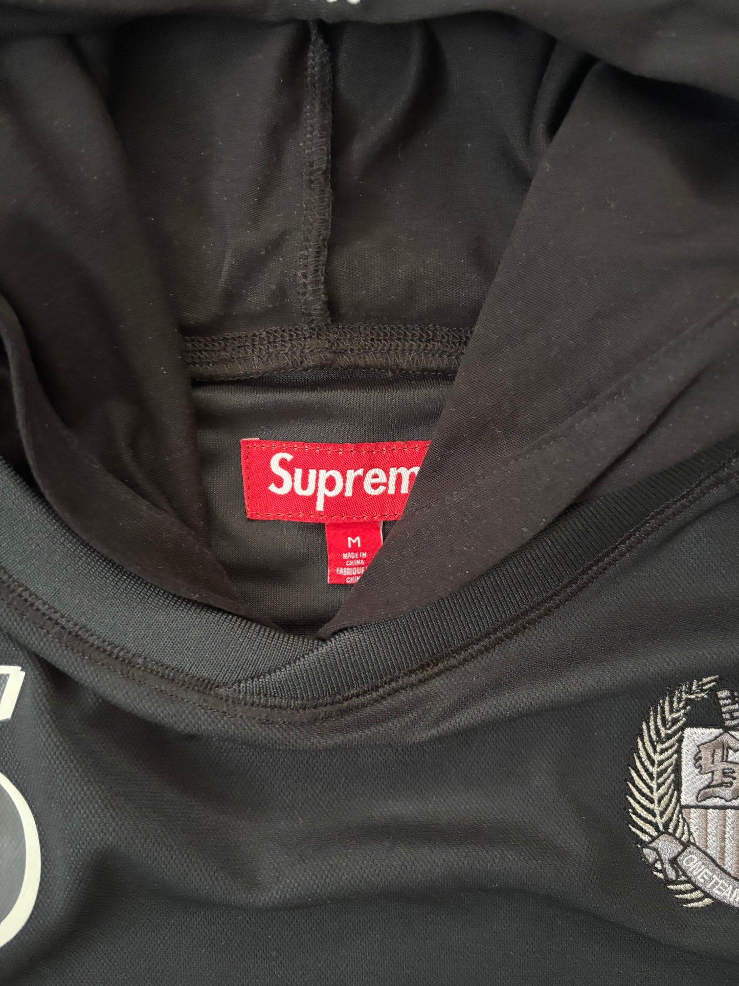 Supreme Hooded Soccer Jersey (Str. M)