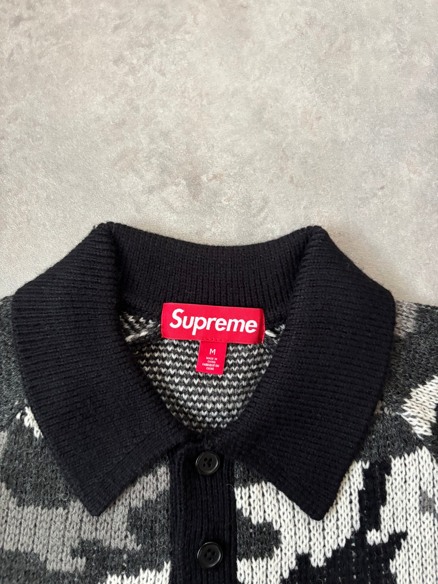 Supreme Small Box Polo Sweater (Str. M)