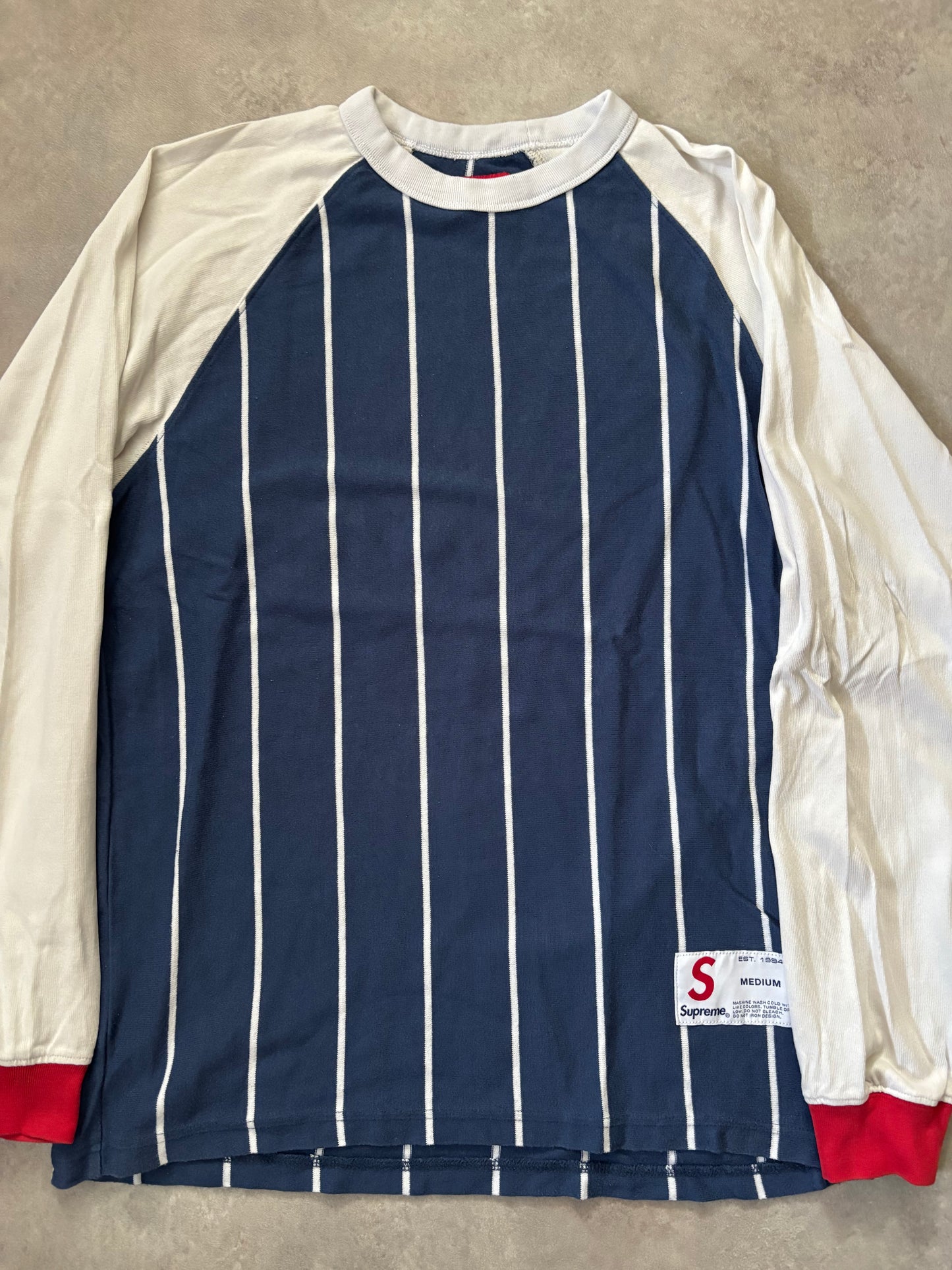 Supreme Stripe Raglan L/S Top (Str. M)