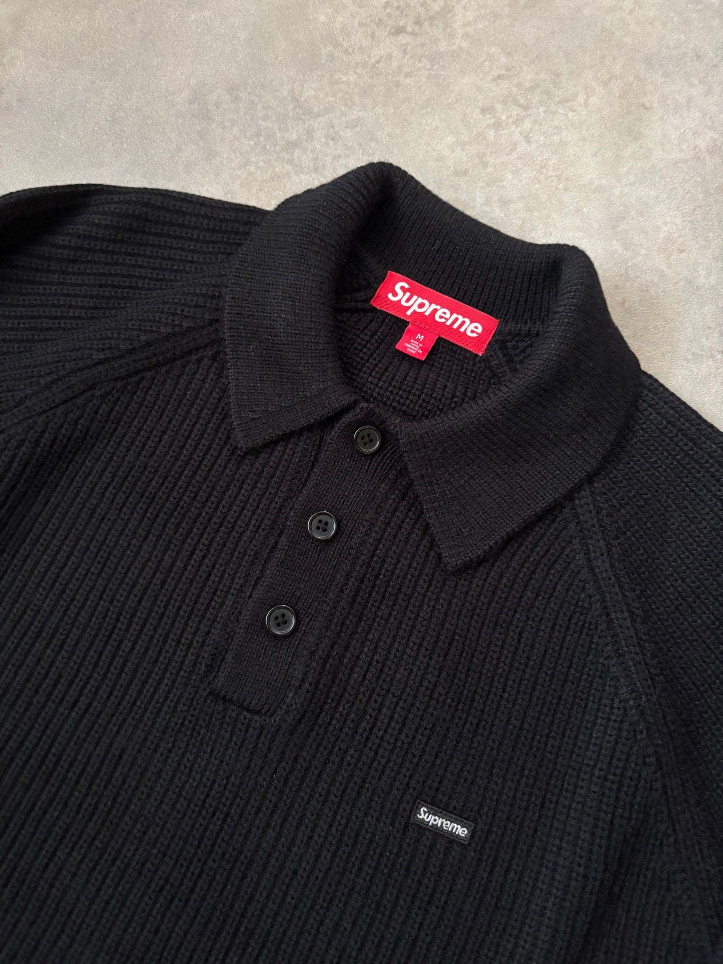 Supreme Small Box Polo Sweater (Str. M)
