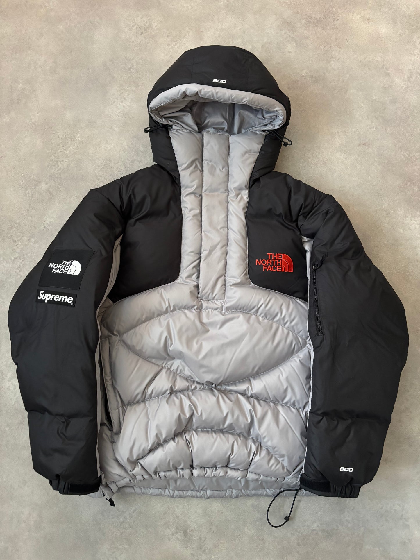 Supreme x The North Face 800-Fill Half Zip Hooded Pullover (Str. M)