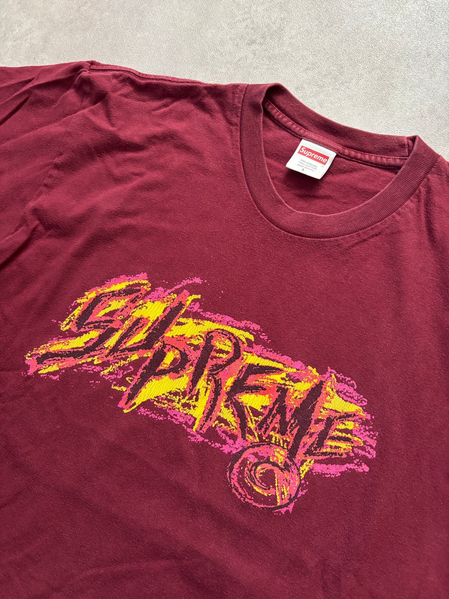 Supreme Paint Logo Tee (Str. L)