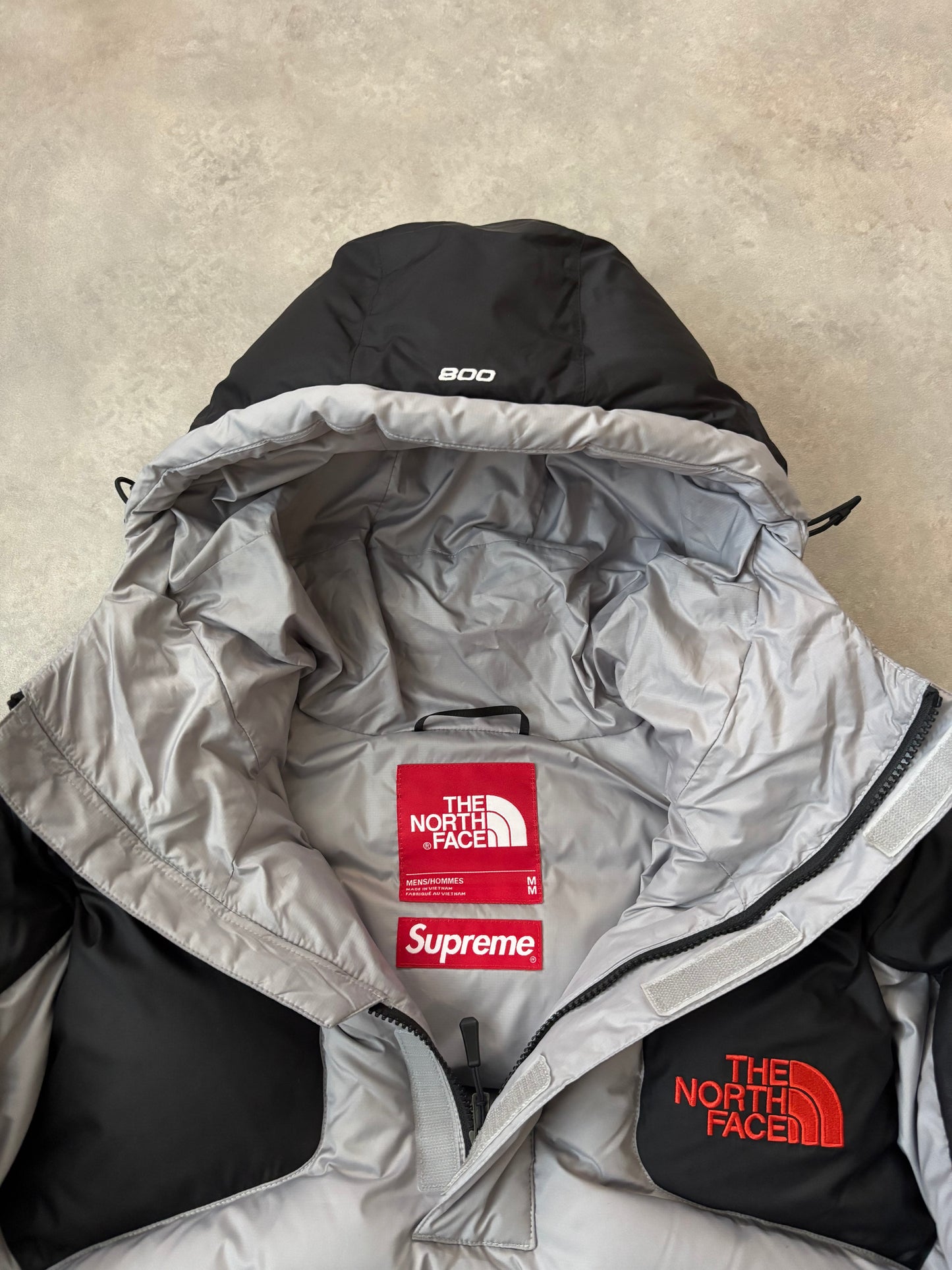 Supreme x The North Face 800-Fill Half Zip Hooded Pullover (Str. M)