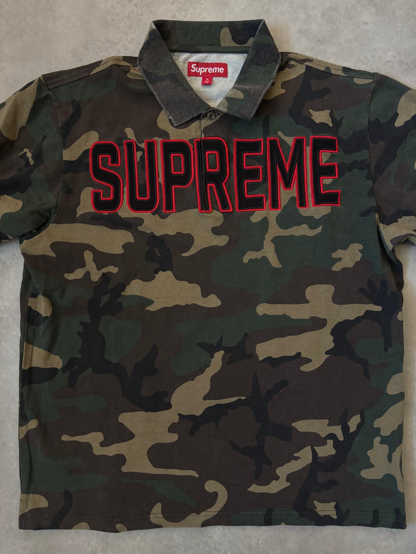 Supreme Twill Appliqué Polo (Str. M)