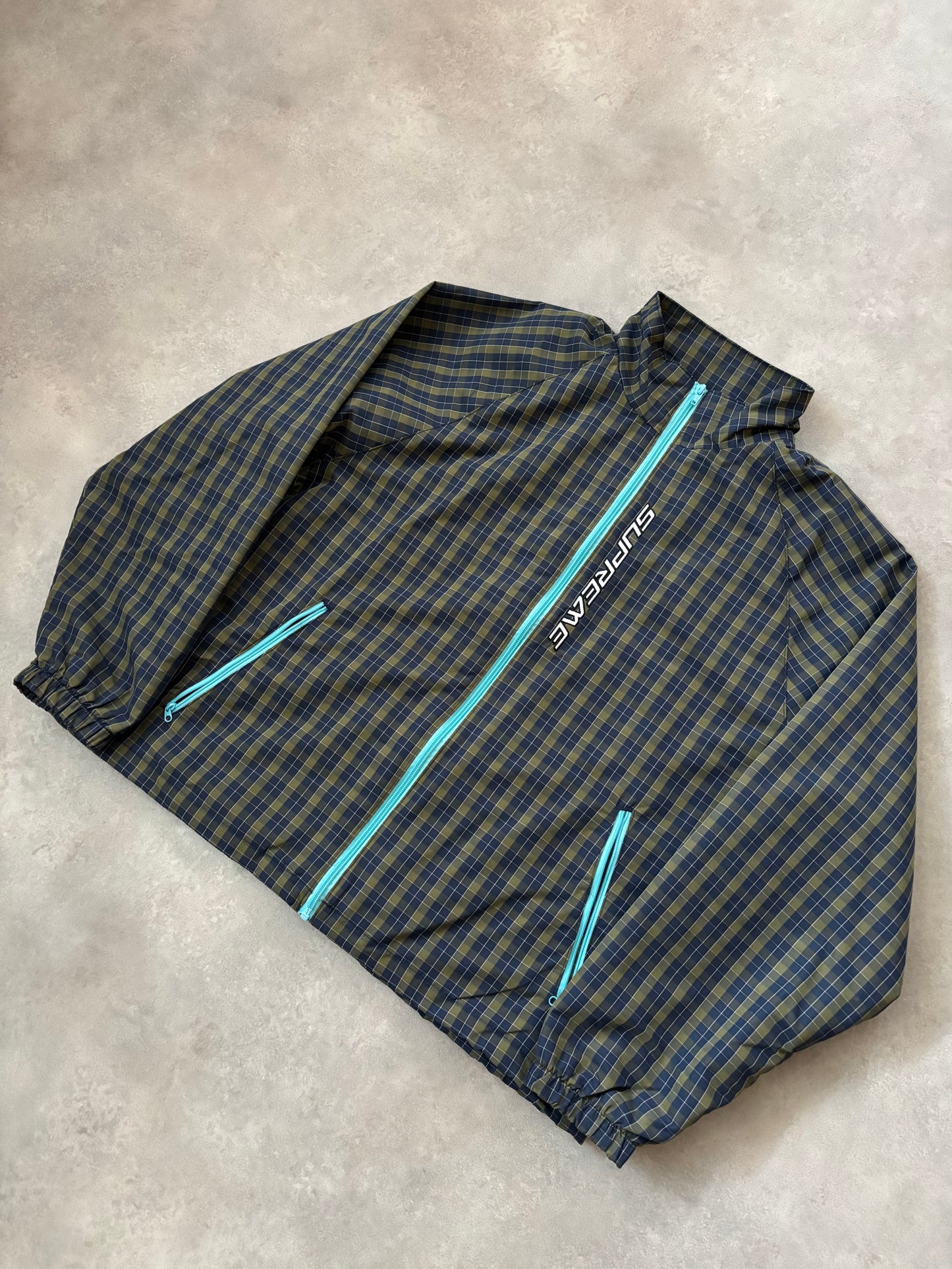 Supreme Plaid Track Jacket (Str. M)