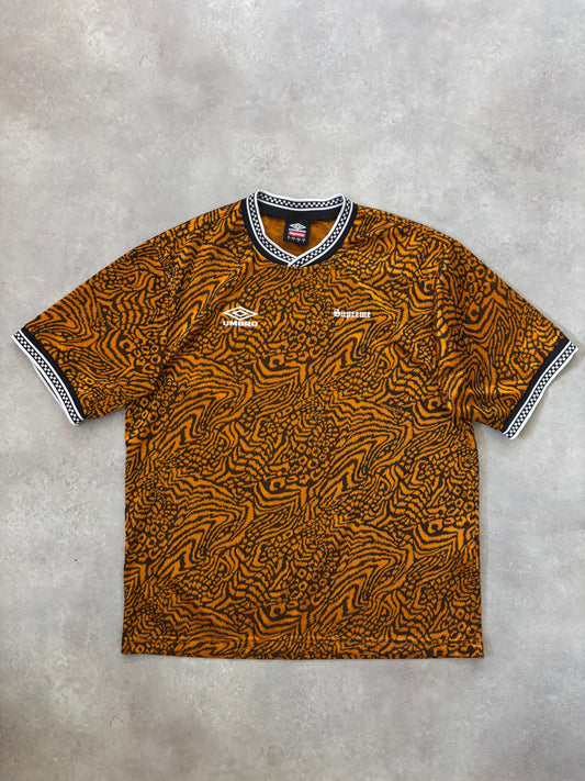 Supreme x Umbro Jacquard Animal Print Soccer Jersey (Str. S)