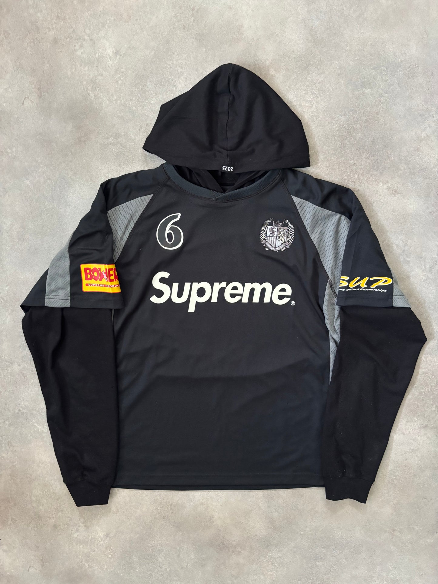 Supreme Hooded Soccer Jersey (Str. M)