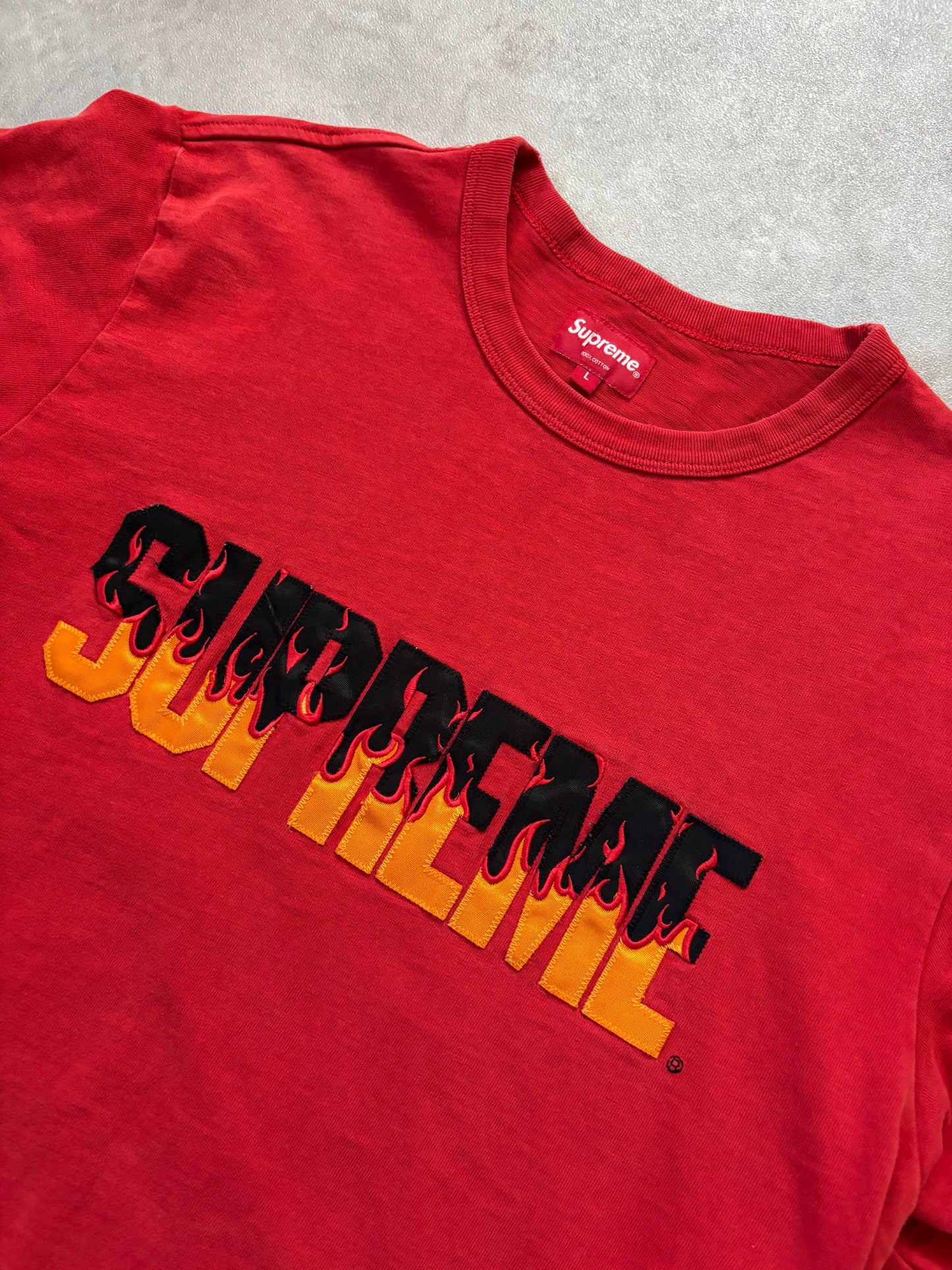Flame S/S Top (Str. L)