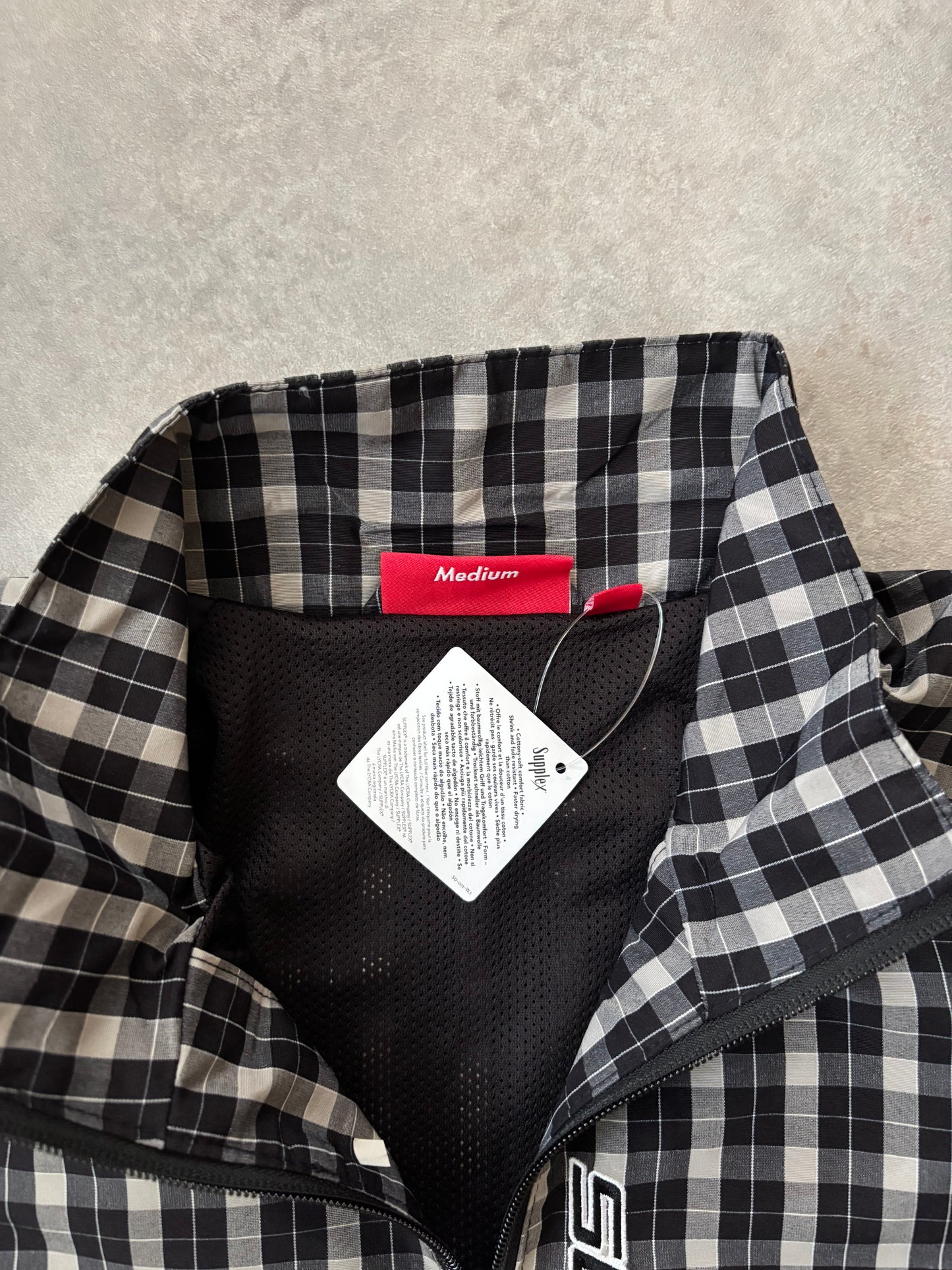 Supreme Plaid Track Jacket (Str. L)