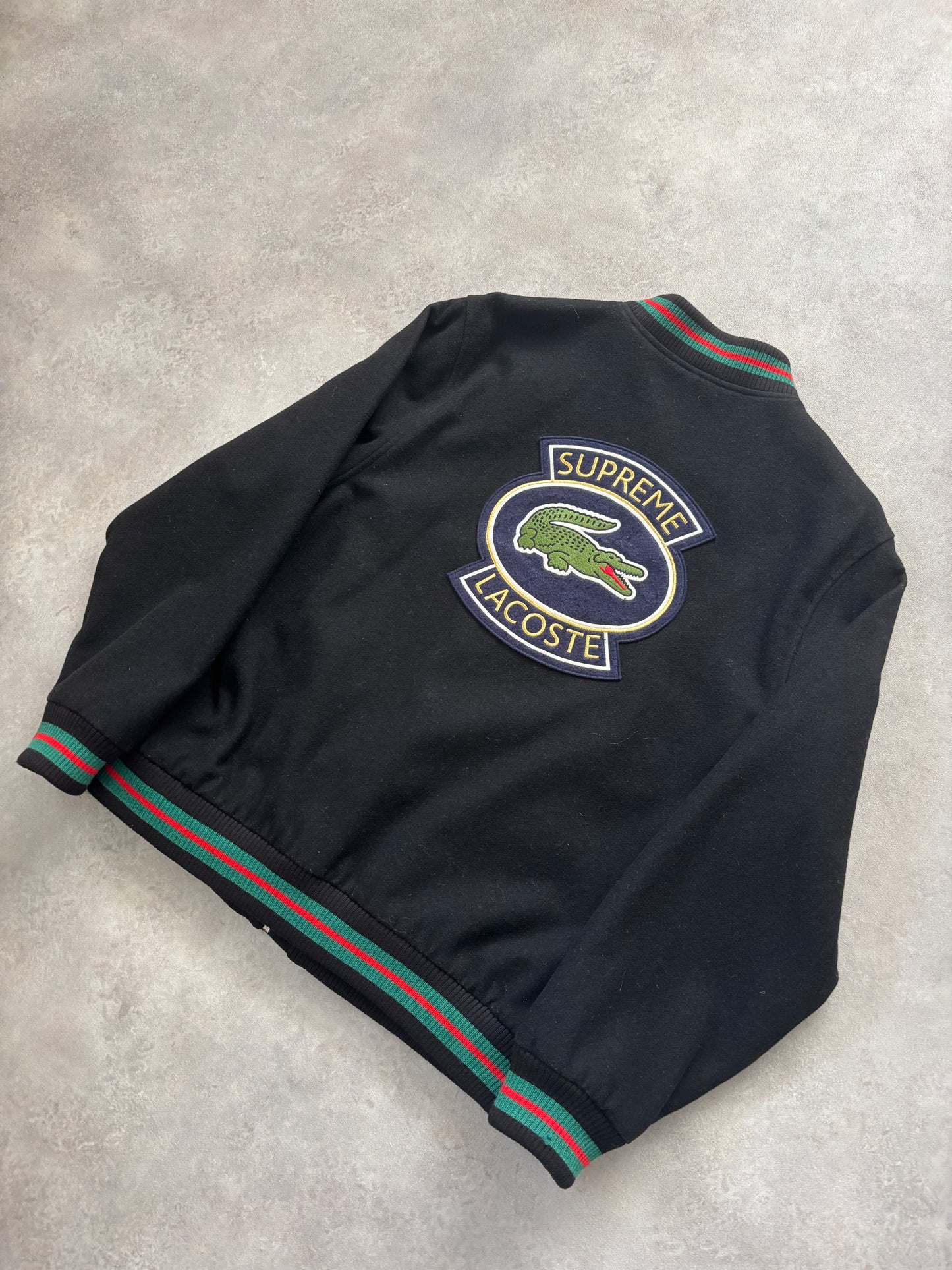 Supreme x Lacoste Wool Varsity Jacket (Str. L)