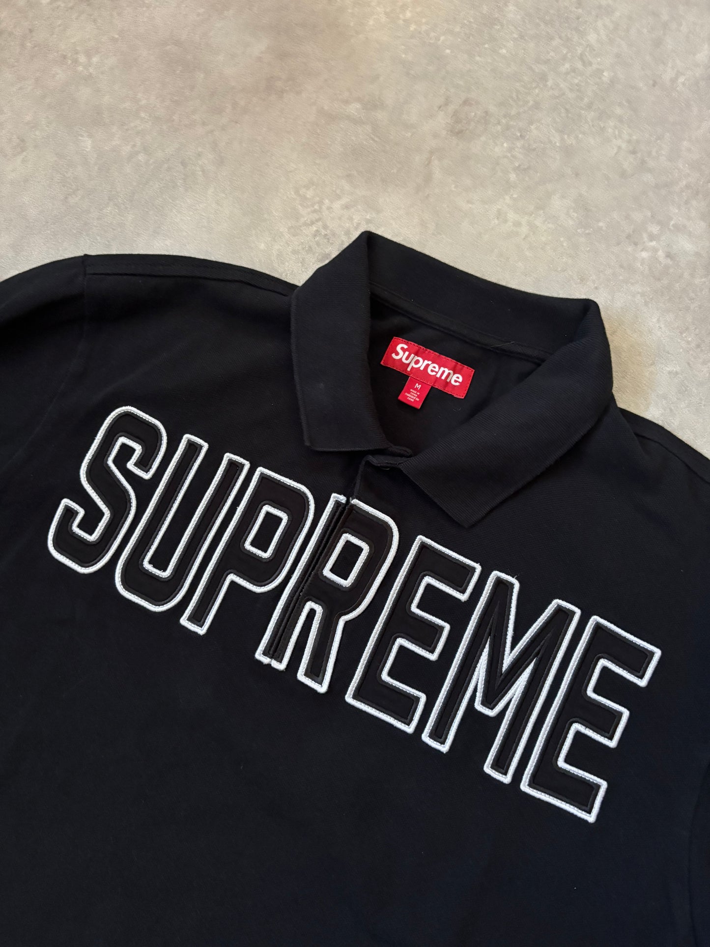 Supreme Twill Appliqué Polo (Str. M)