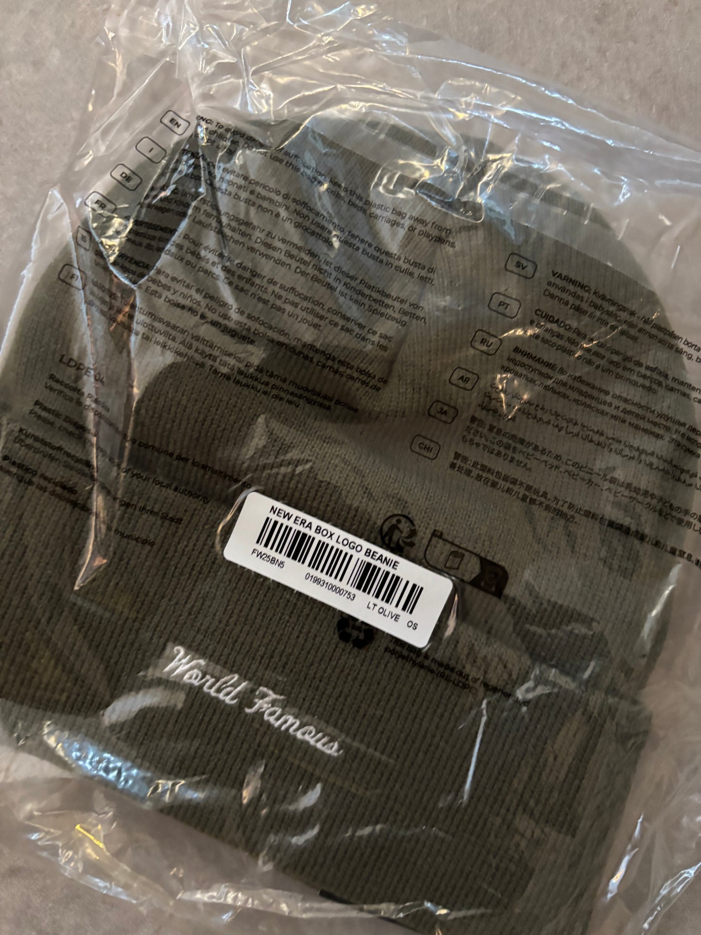 Supreme New Era Box Logo Beanie