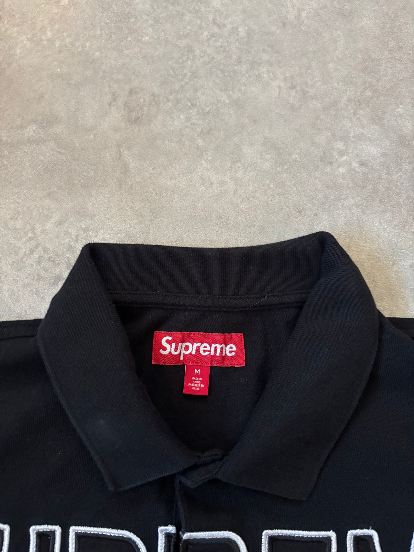 Supreme Twill Appliqué Polo (Str. M)