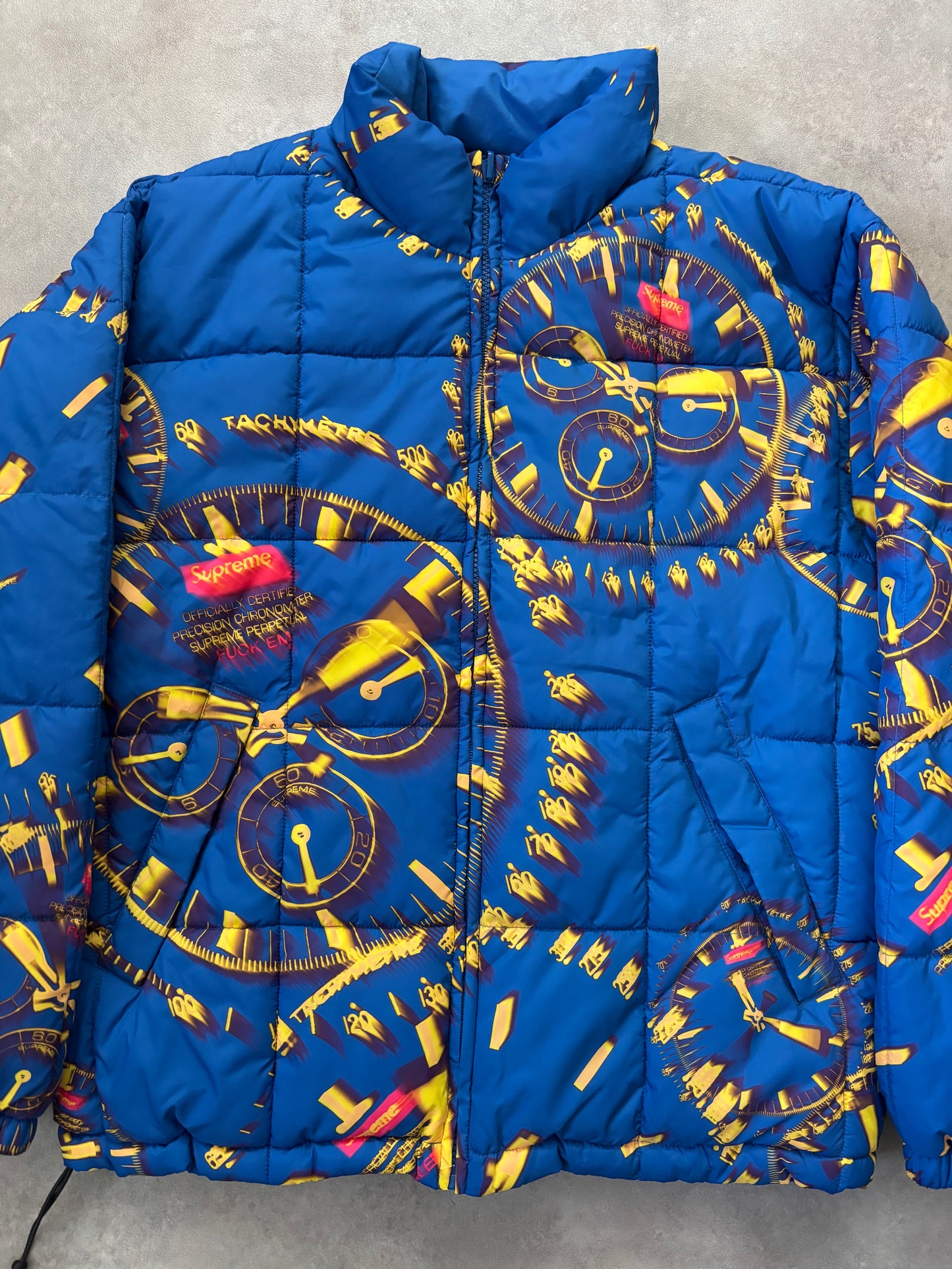 Supreme Watches Reversible Puffy Jacket (Str. S)
