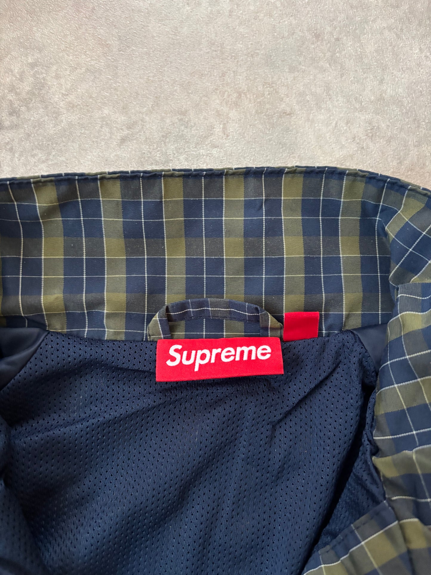 Supreme Plaid Track Jacket (Str. M)