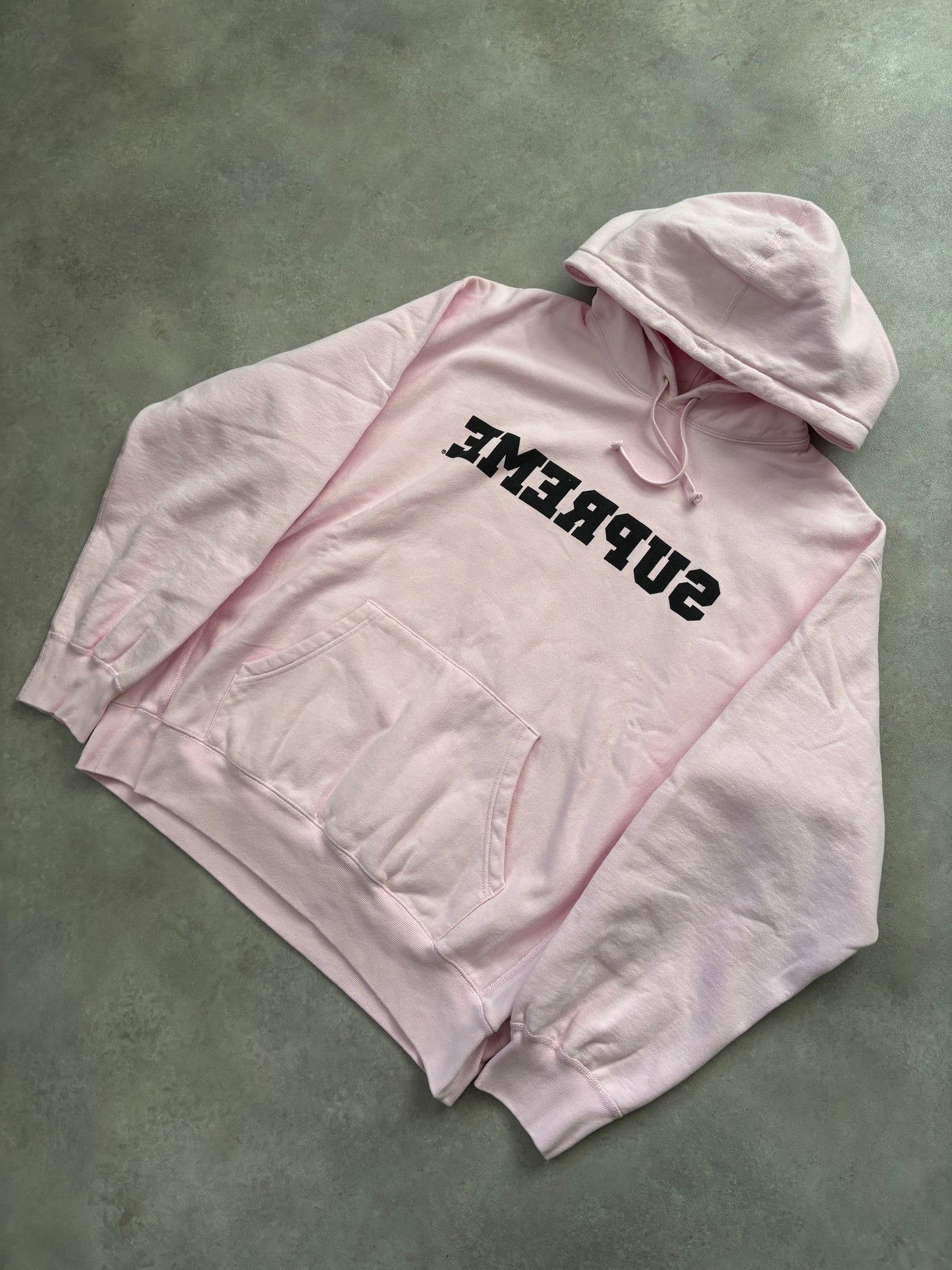 Supreme Reverse Hooded Sweatshirt (Str. L)