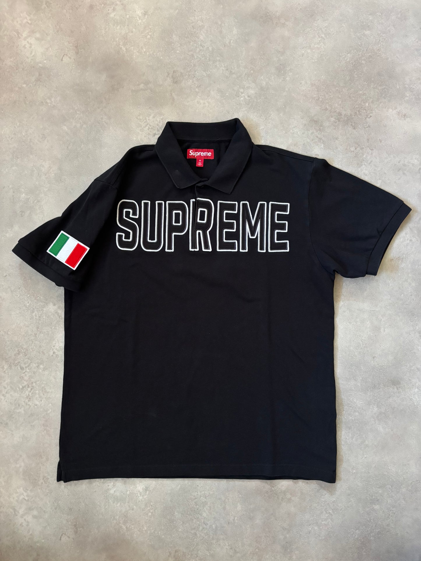Supreme Twill Appliqué Polo (Str. M)