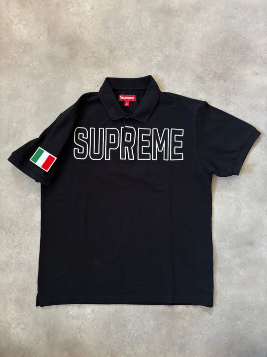 Supreme Twill Appliqué Polo (Str. M)