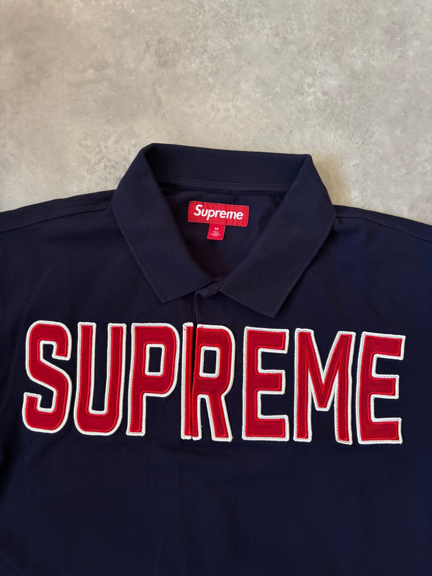 Supreme Twill Appliqué Polo (Str. M)