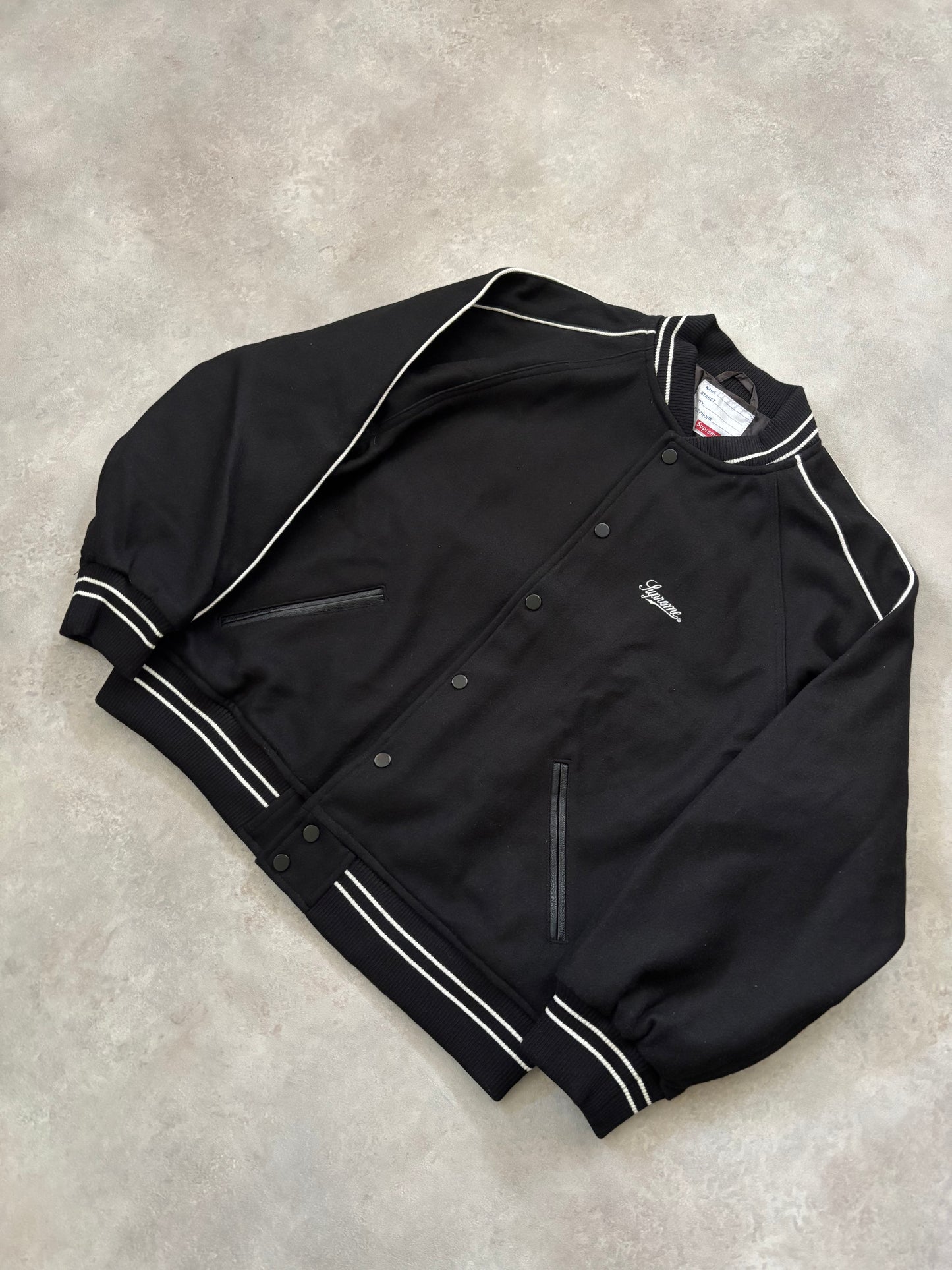Supreme x Jamie Reid It's All Bollocks Varsity Jacket (Str. L)