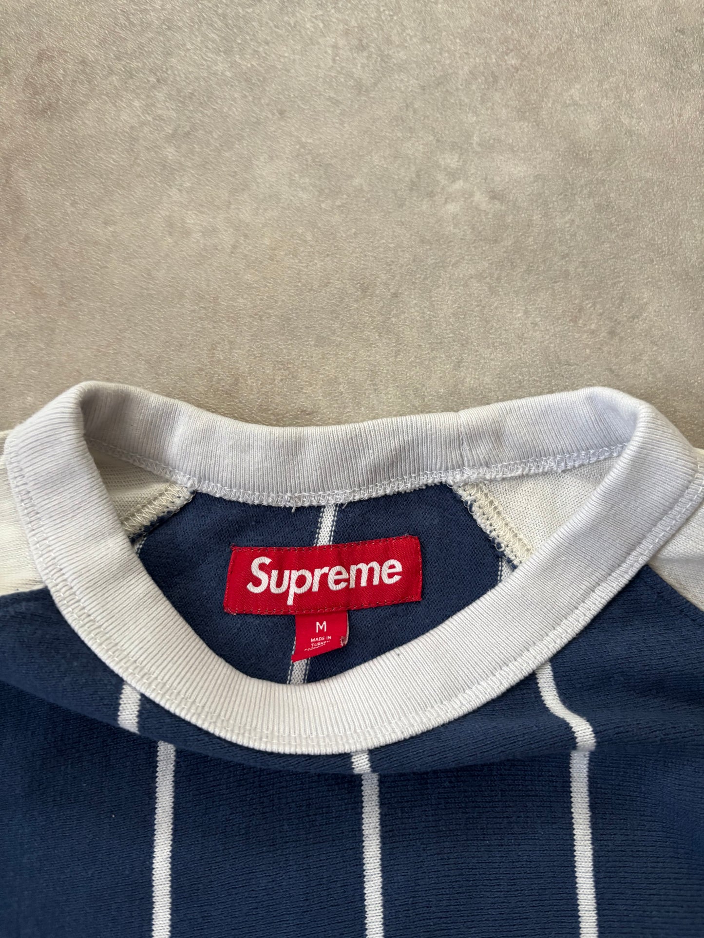 Supreme Stripe Raglan L/S Top (Str. M)