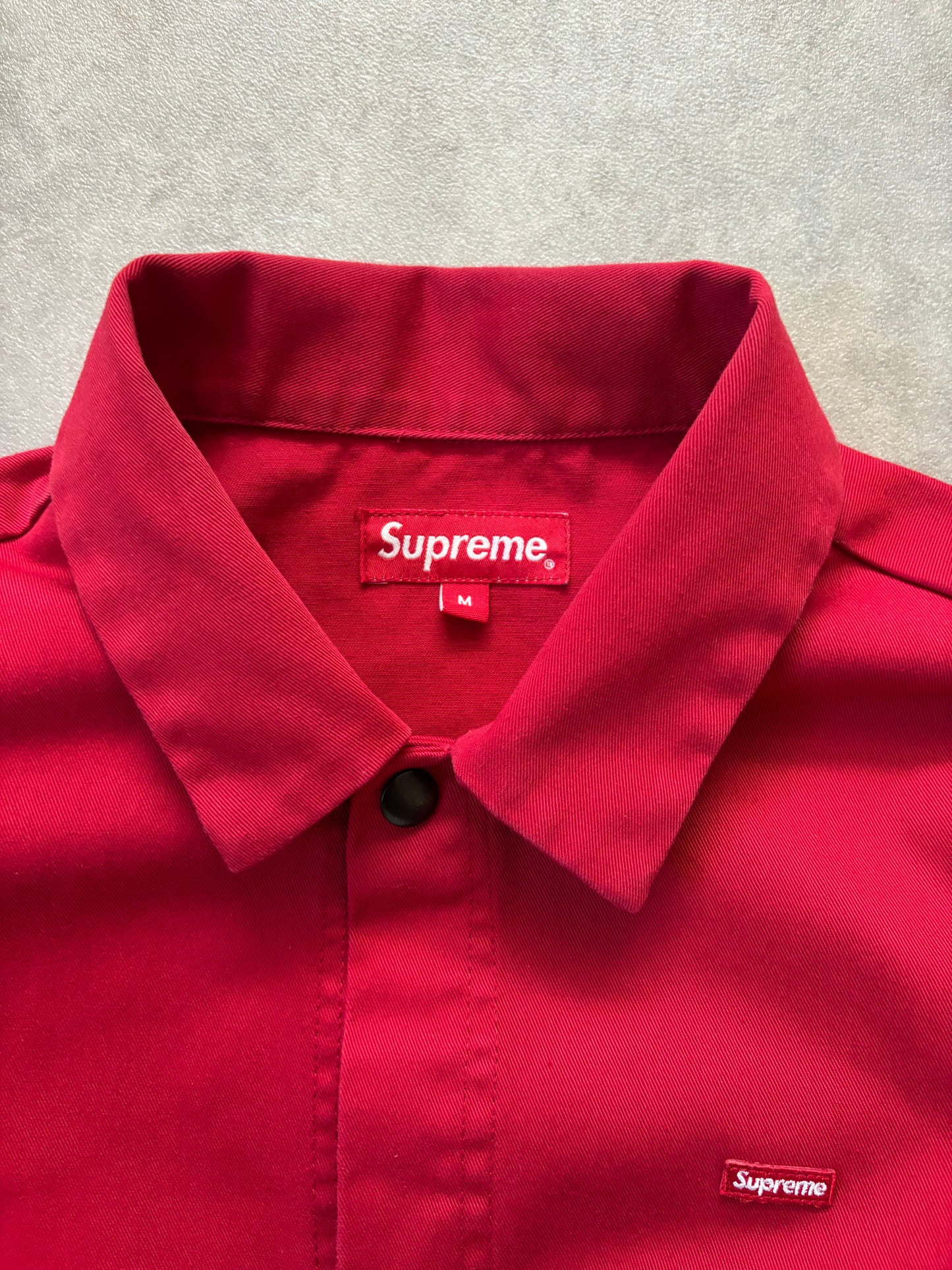 Supreme Red Overshirt (Str. M)