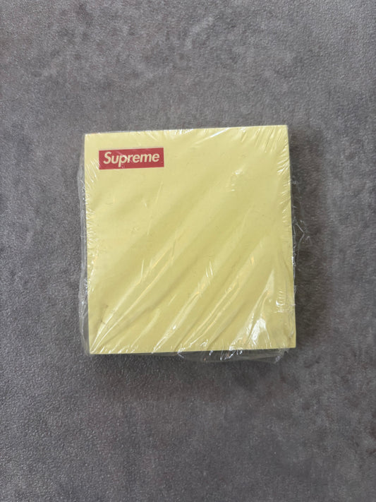 Supreme Yellow Post It Sticky Notes