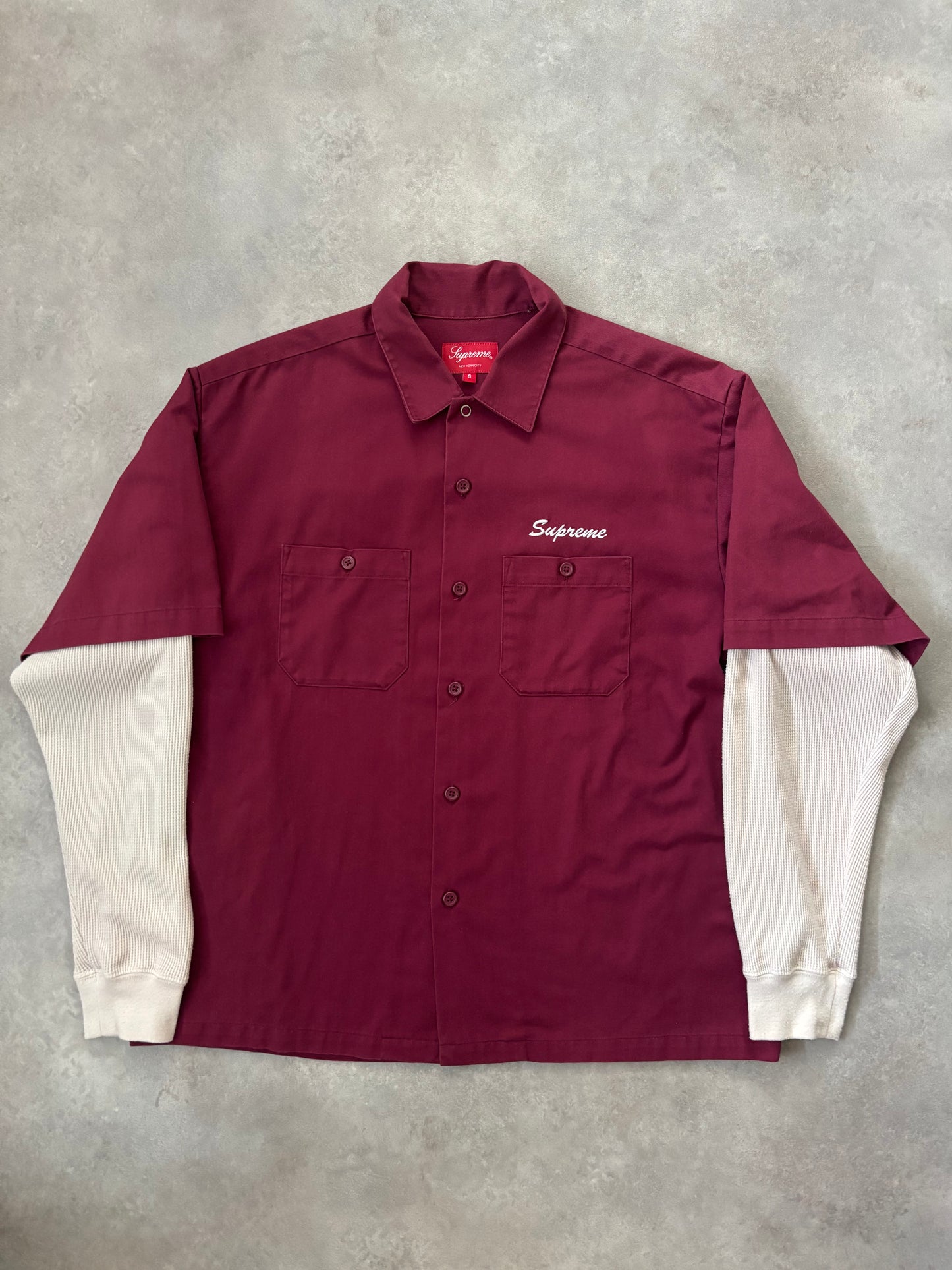 Supreme Double Sleeve Skjorte (Str. S)