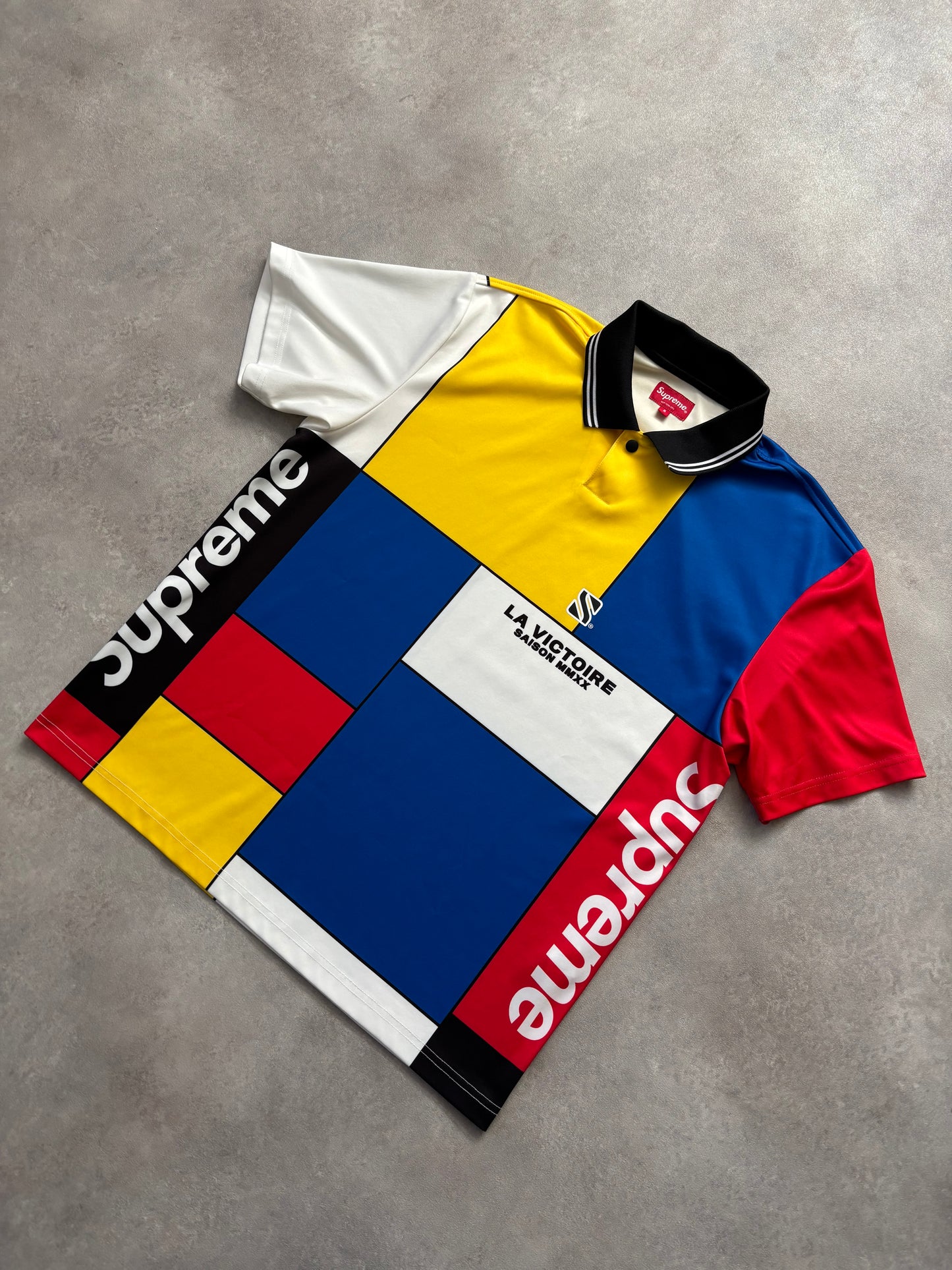 Supreme Colorblocked Soccer Polo (Str. S)