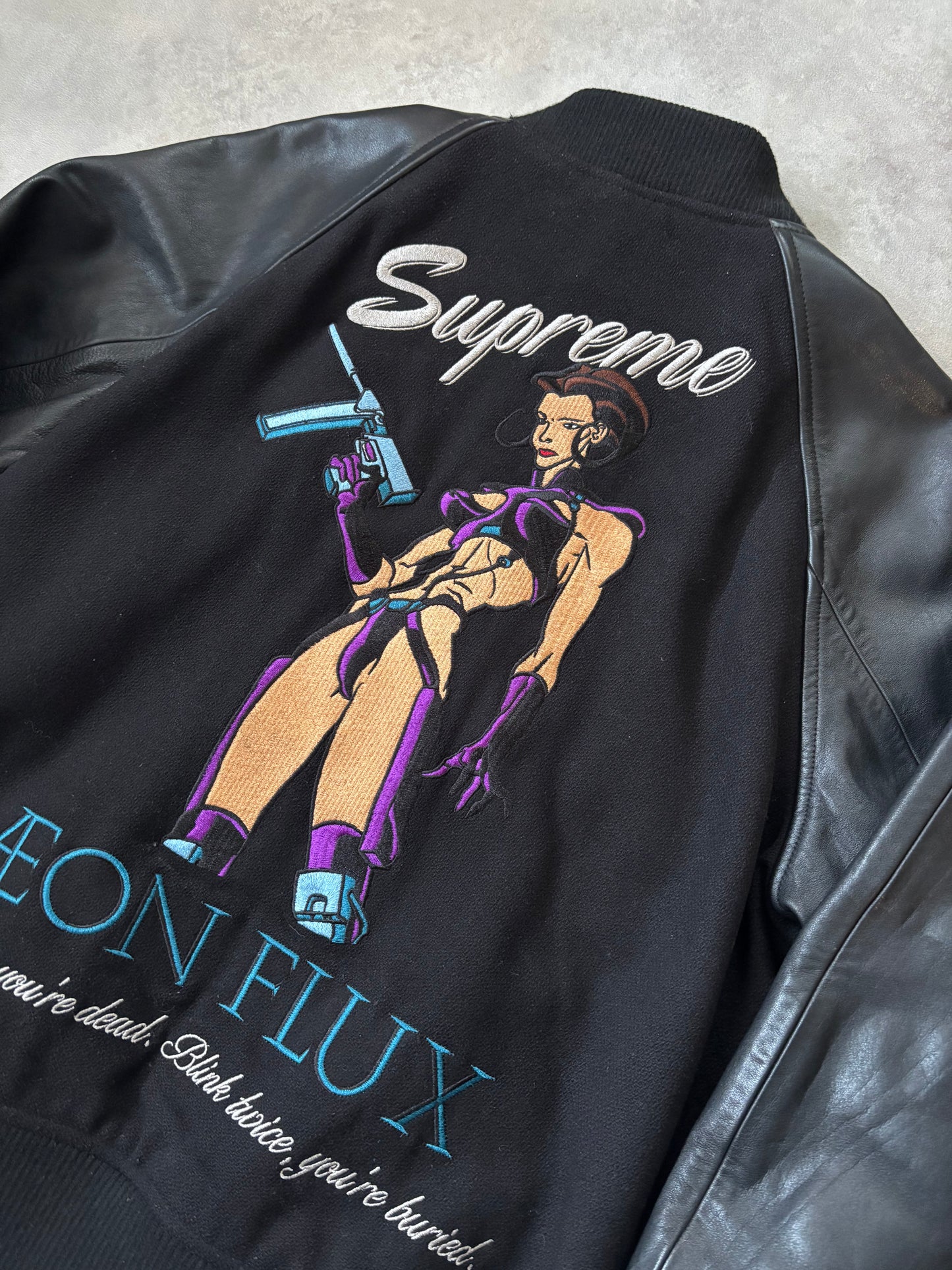 Supreme x Aeon Flux Leather Jacket (Str. M)