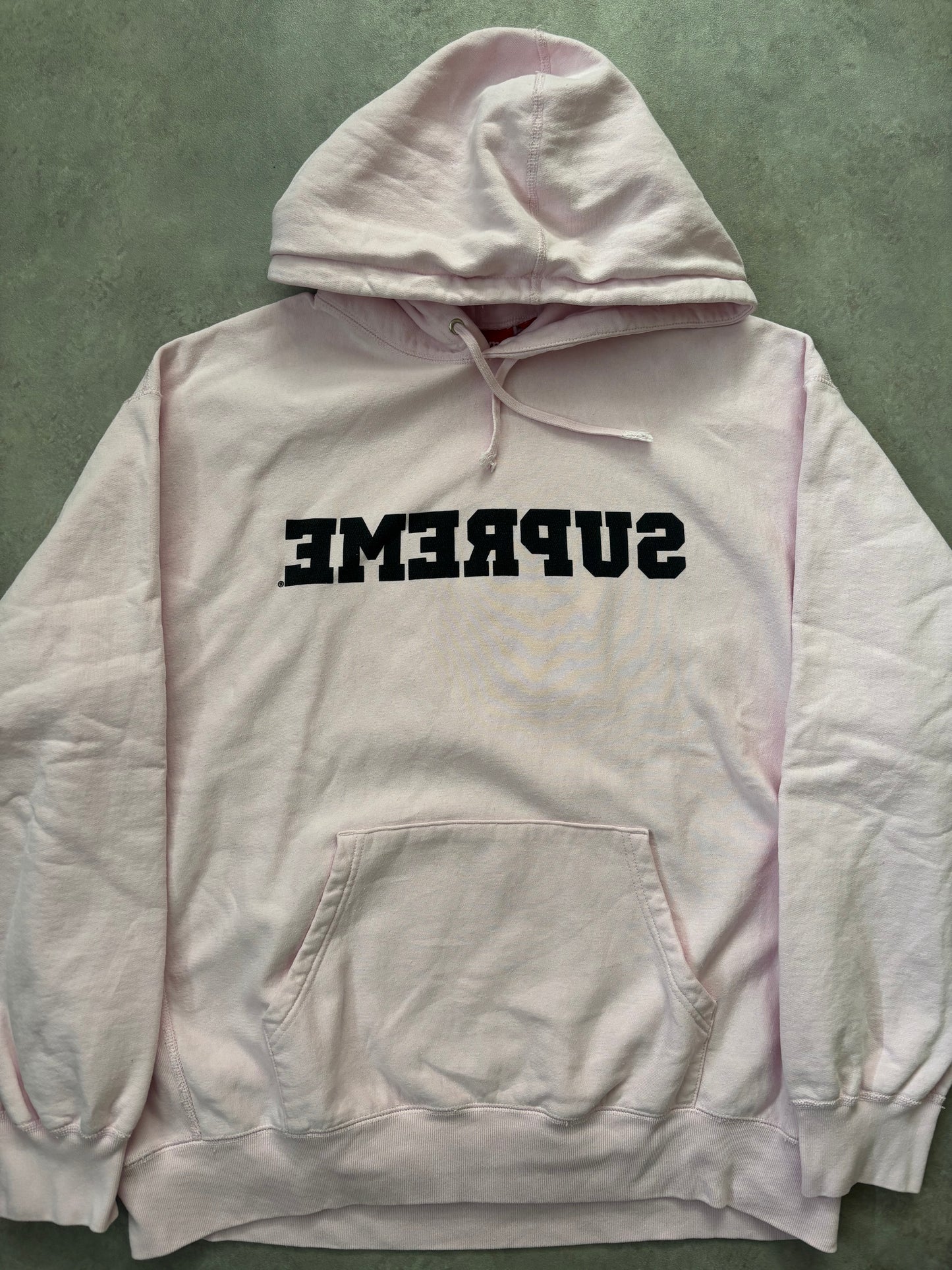 Supreme Reverse Hooded Sweatshirt (Str. L)